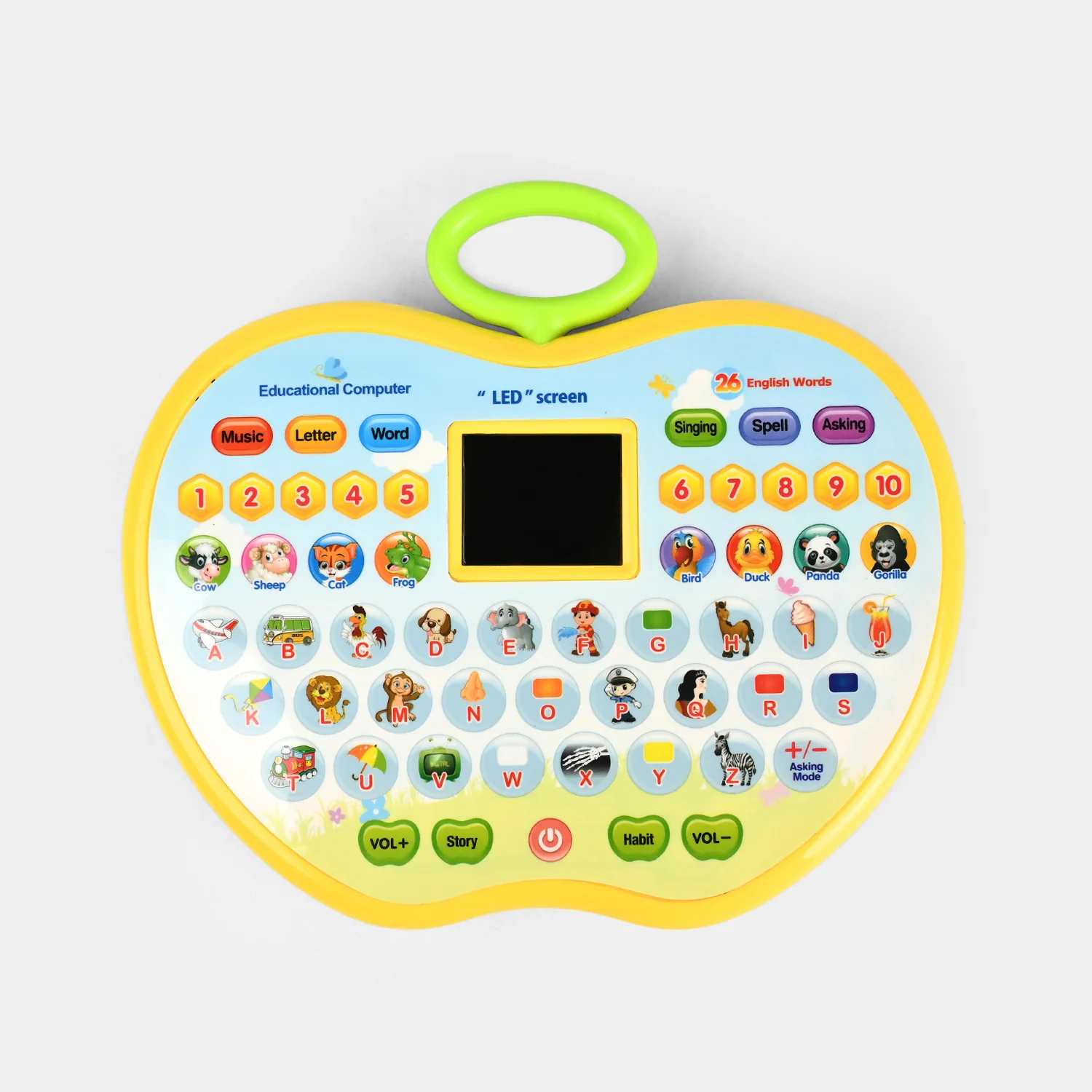 Educational Computer Learning Machine with LED Screen