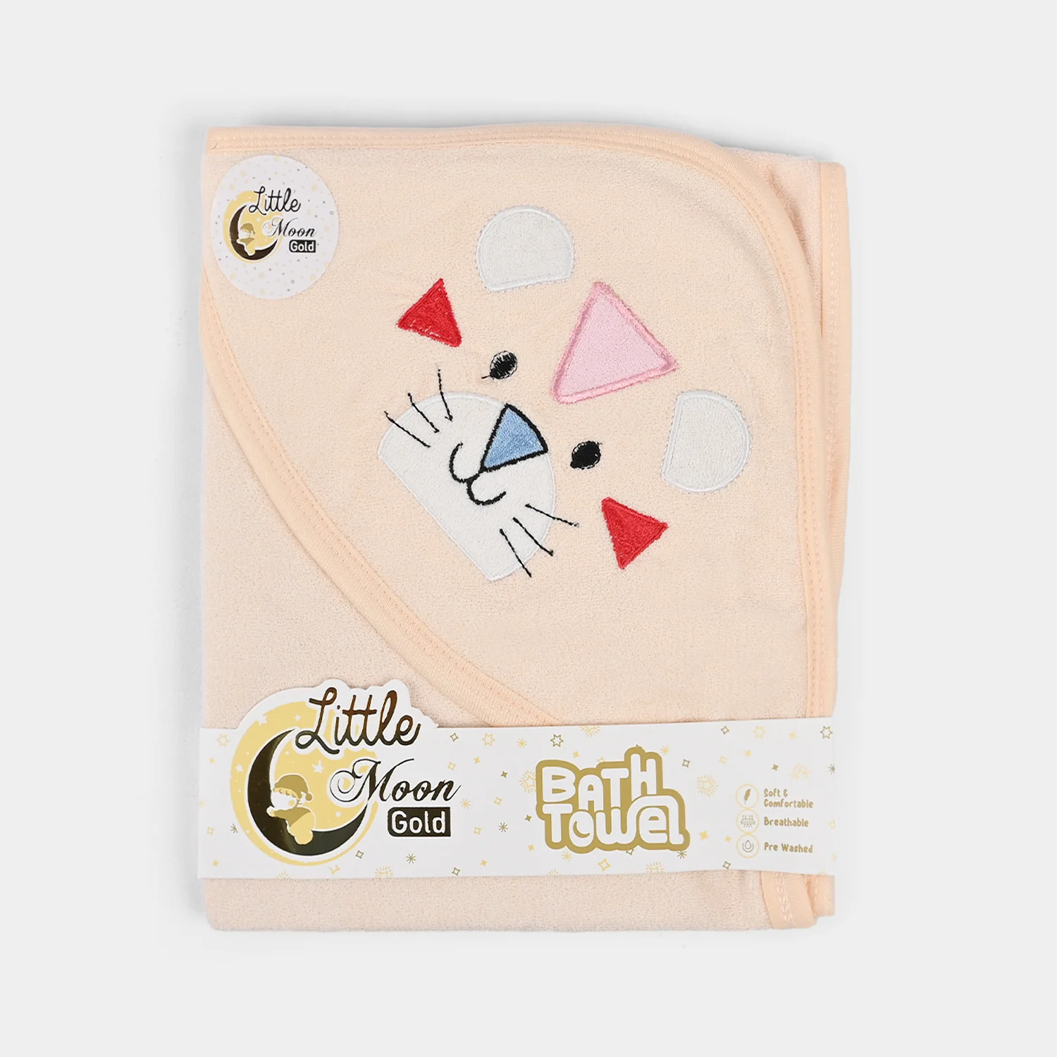 Little Moon Bath Towel Embroidery - Image 3