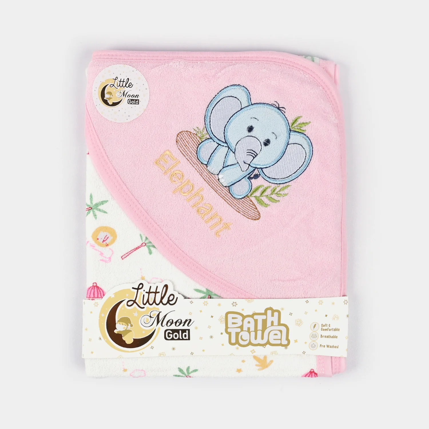 Little Moon Bath Towel Embroidery - Image 3