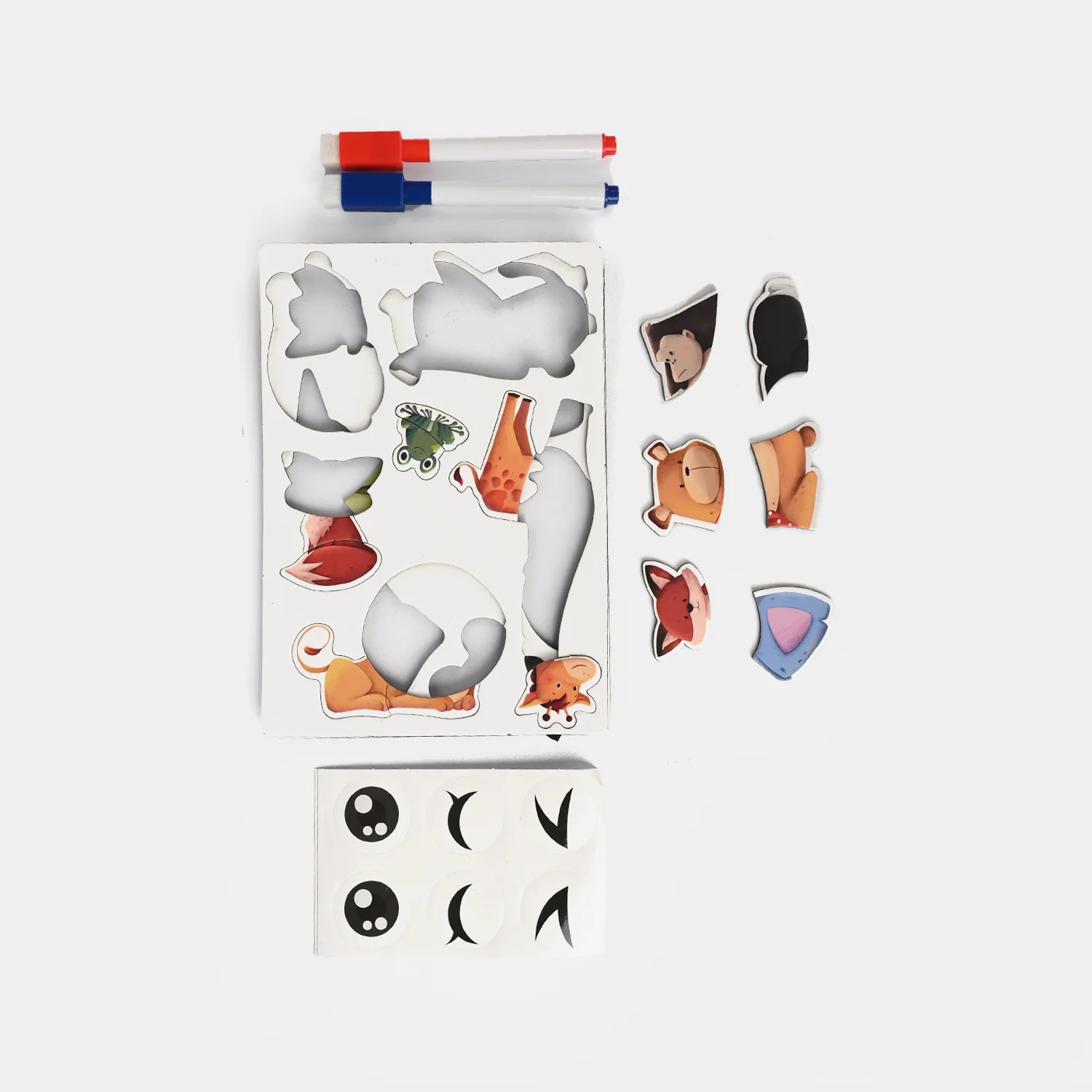 2-in-1 Magnetic Puzzle & Write Whiteboard Set – Educational Toy - Image 6