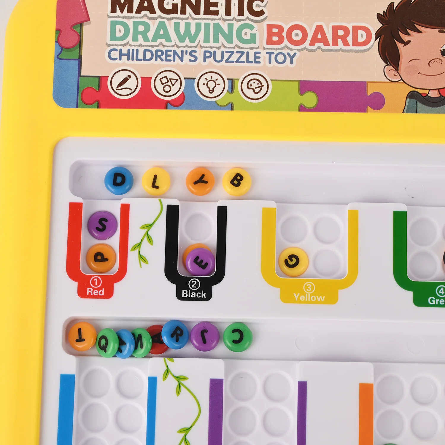 Magnetic Drawing Board – Children’s Puzzle Maze Toy - Image 4