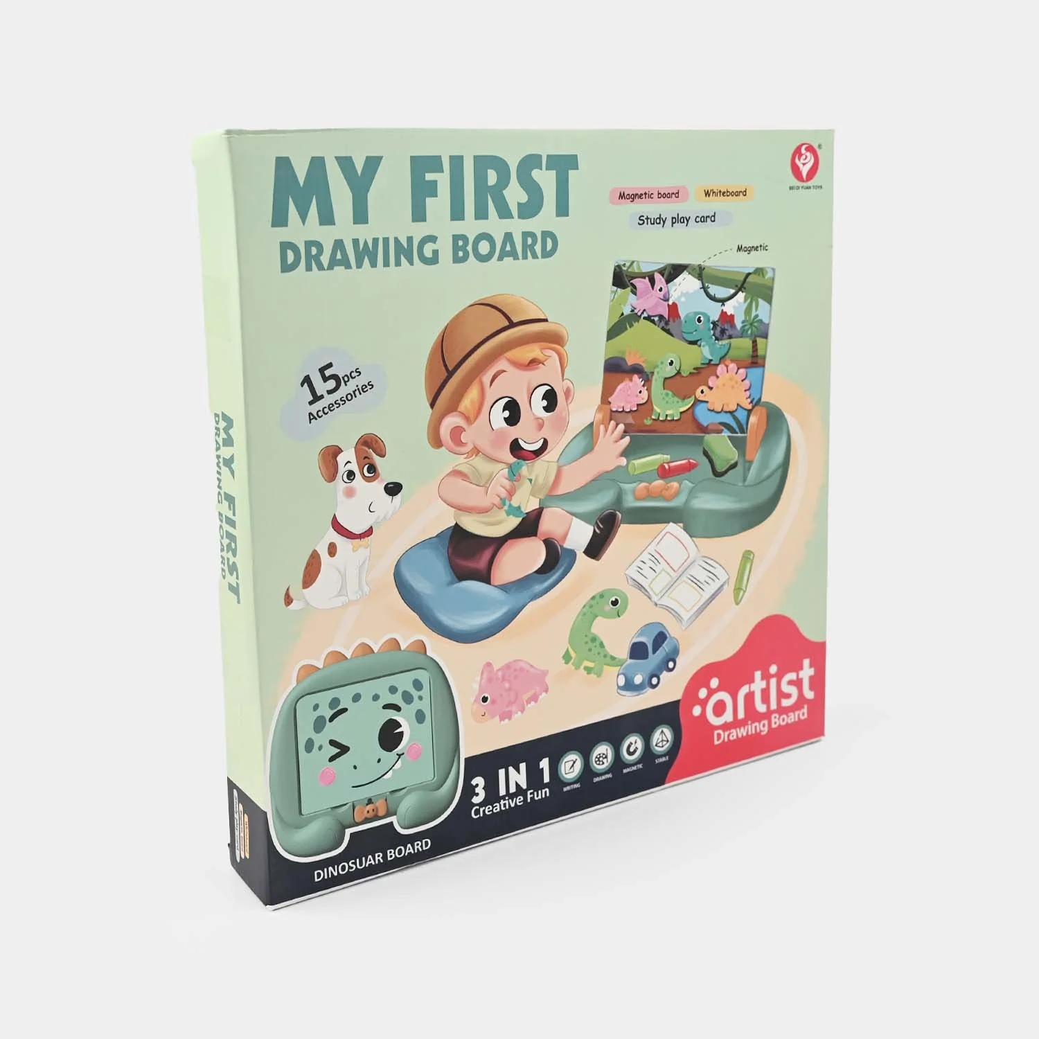 Magnetic Puzzle Cartoon Drawing Board - Image 4