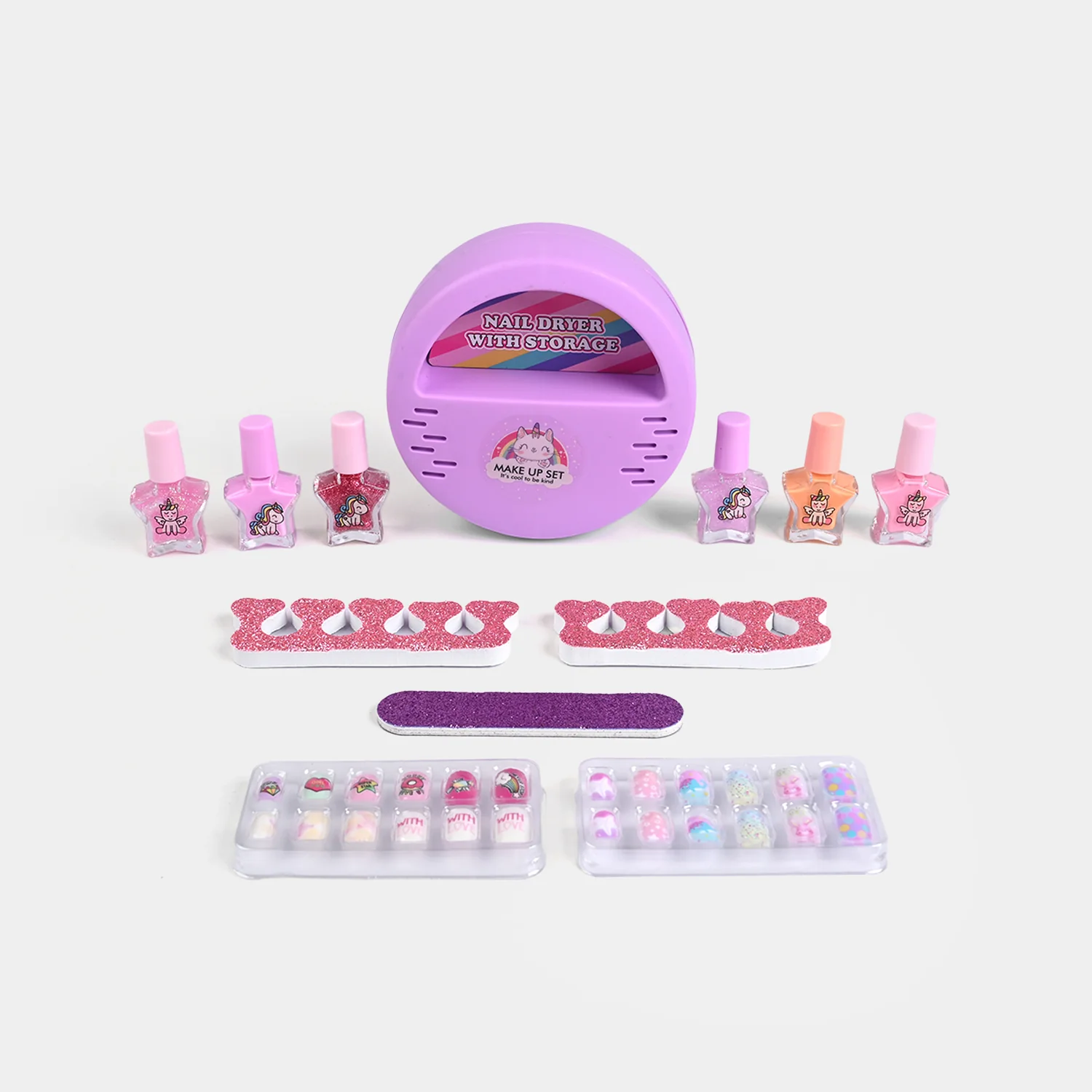 Nail Art Fashion Kit Play Set for Girls