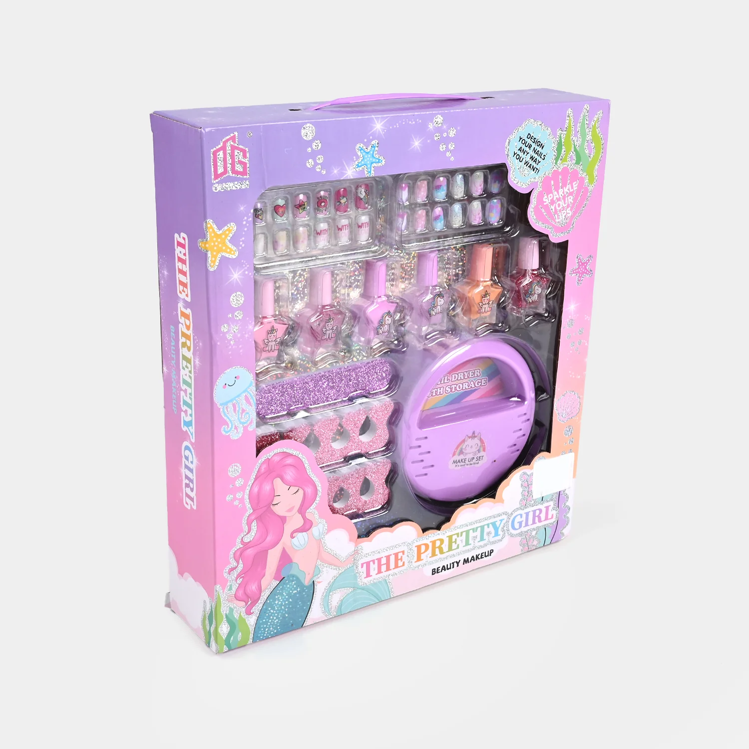 Nail Art Fashion Kit Play Set for Girls - Image 3