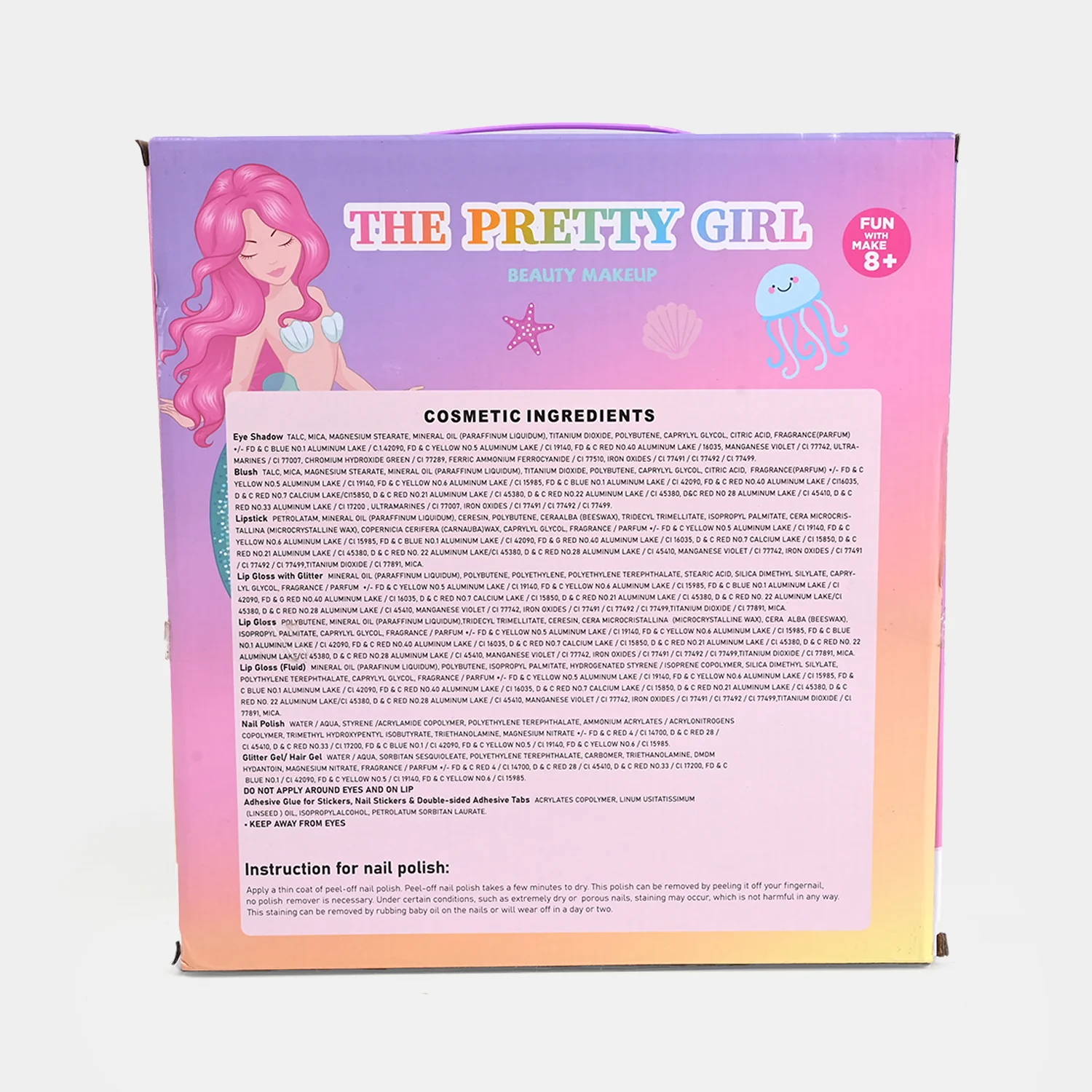 Nail Art Fashion Kit Play Set for Girls - Image 7