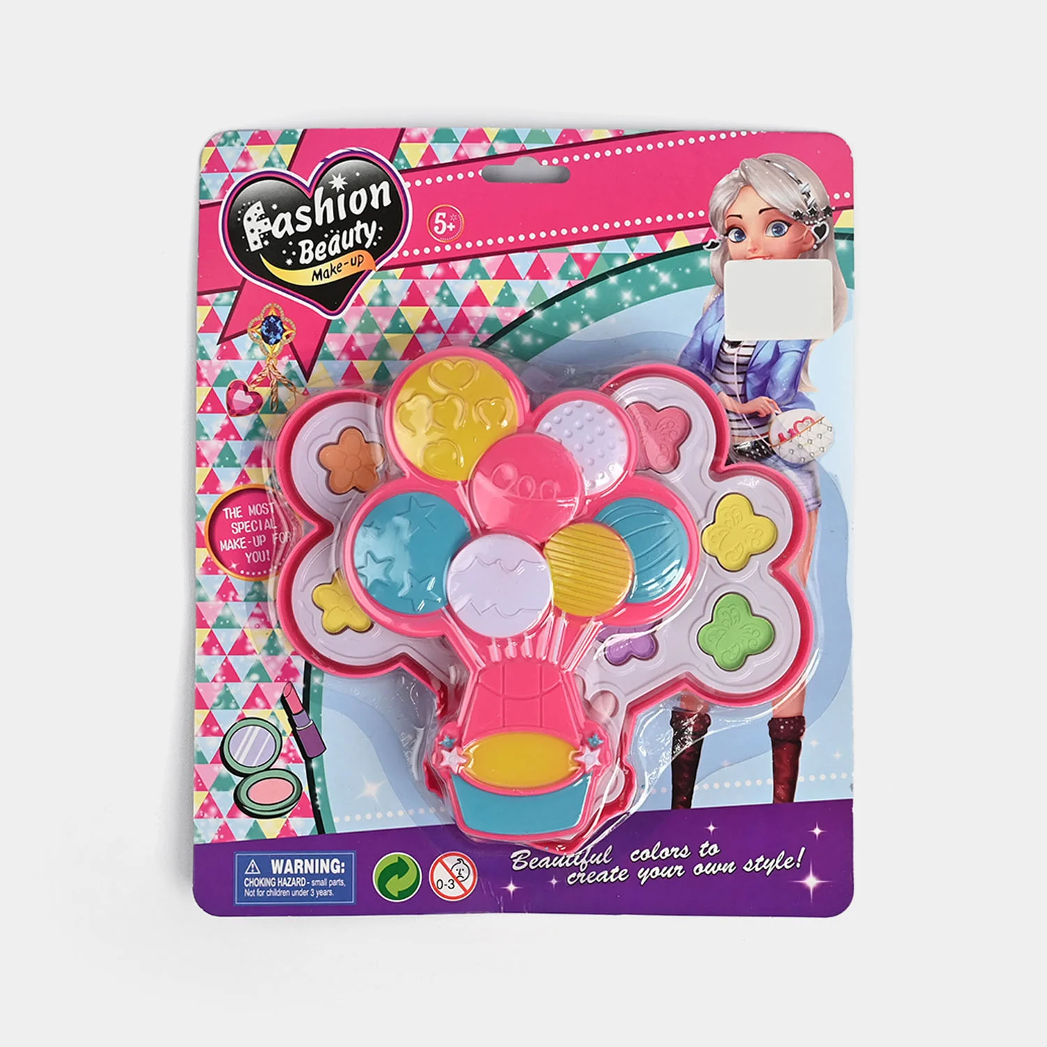 Fashion Beauty Make-Up Set – Creative Pretend Play Cosmetic Kit for Kids