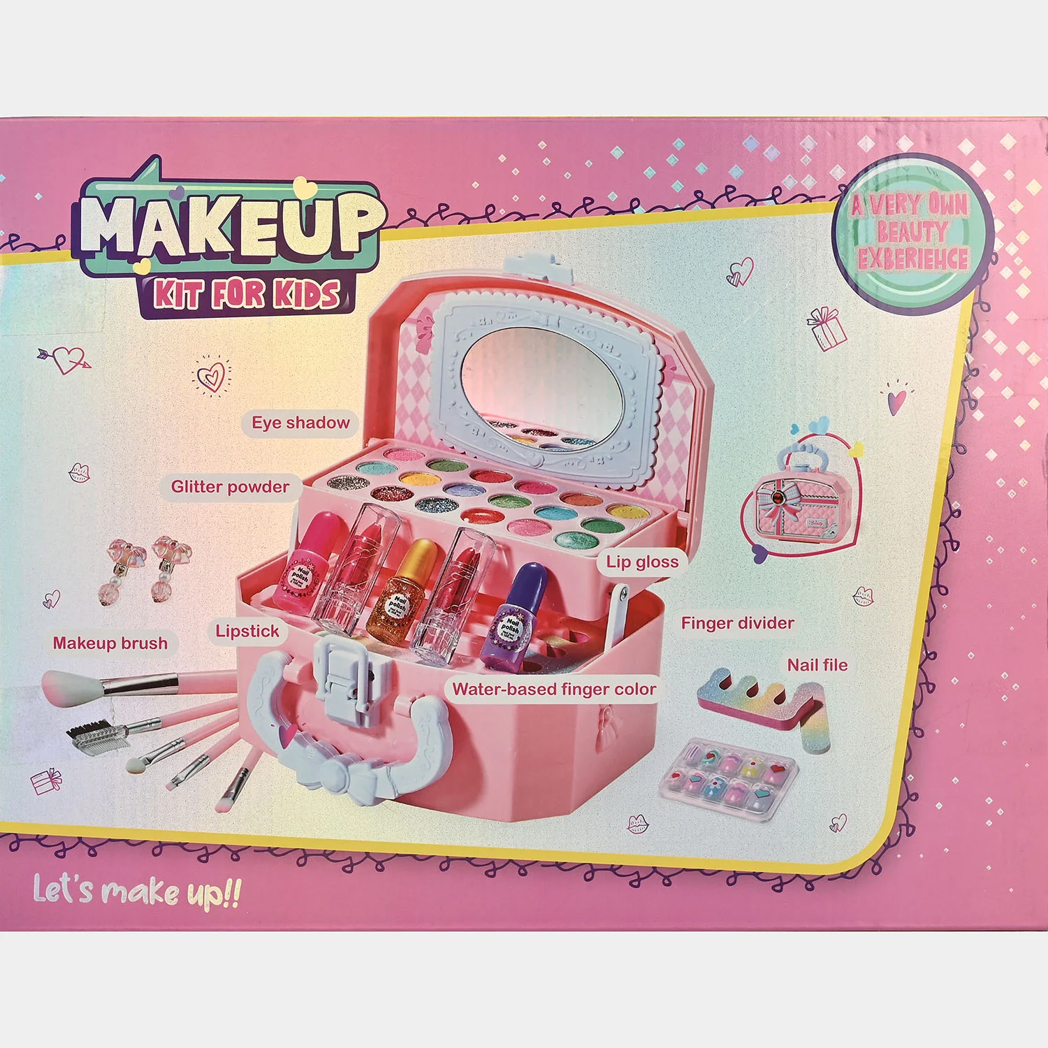 Children’s Fashion Makeup Toy Kit - Image 3