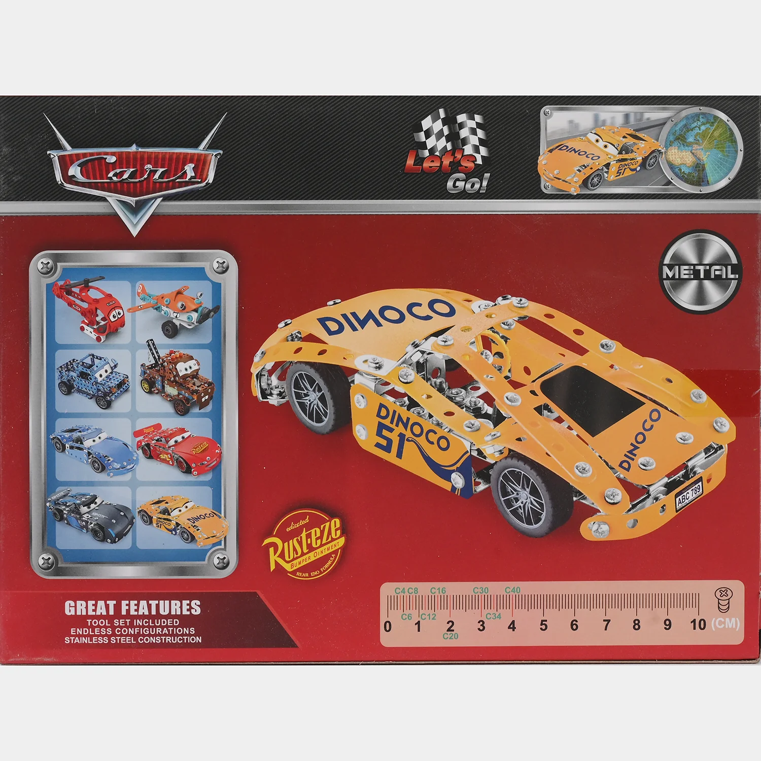 Metal Puzzle Assembly Car Set - Image 3