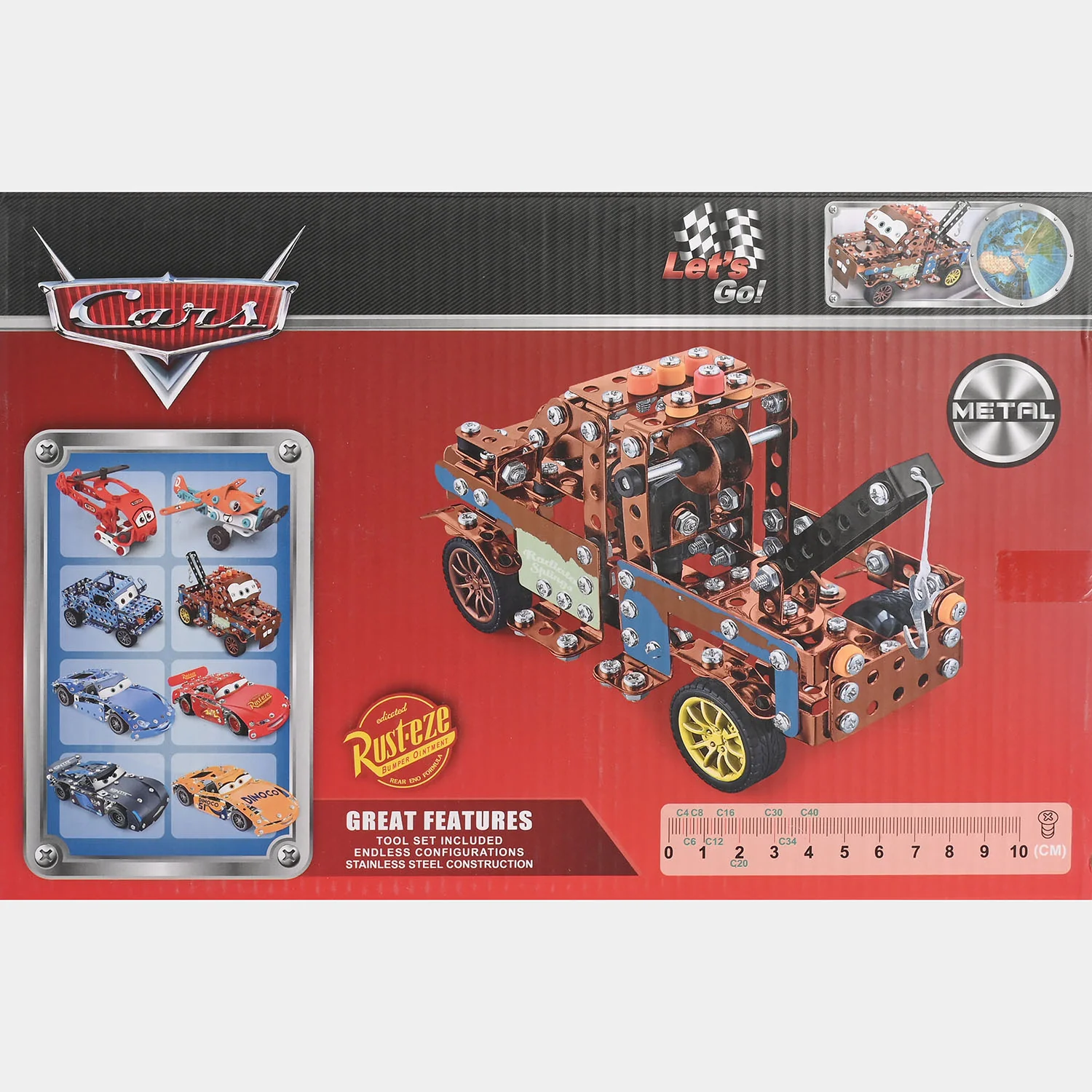 Metal Puzzle Assembly Car Set - Image 3