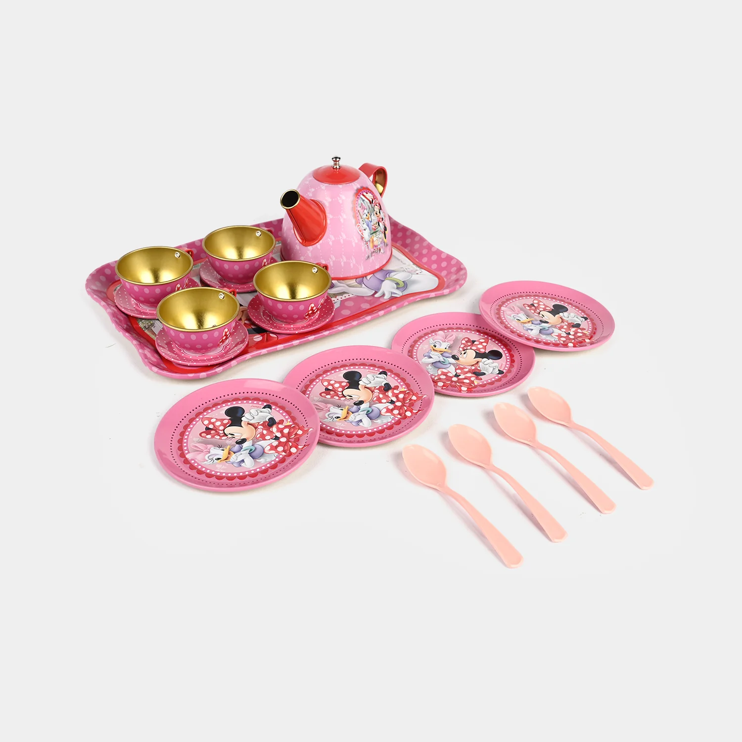 Kids Metal Tea Set Play Kit