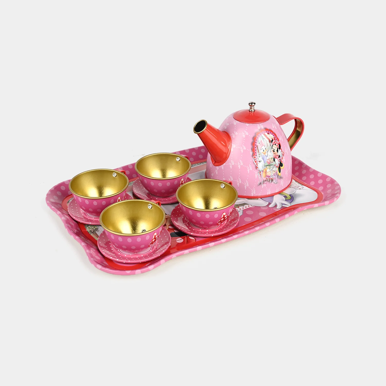 Kids Metal Tea Set Play Kit - Image 4
