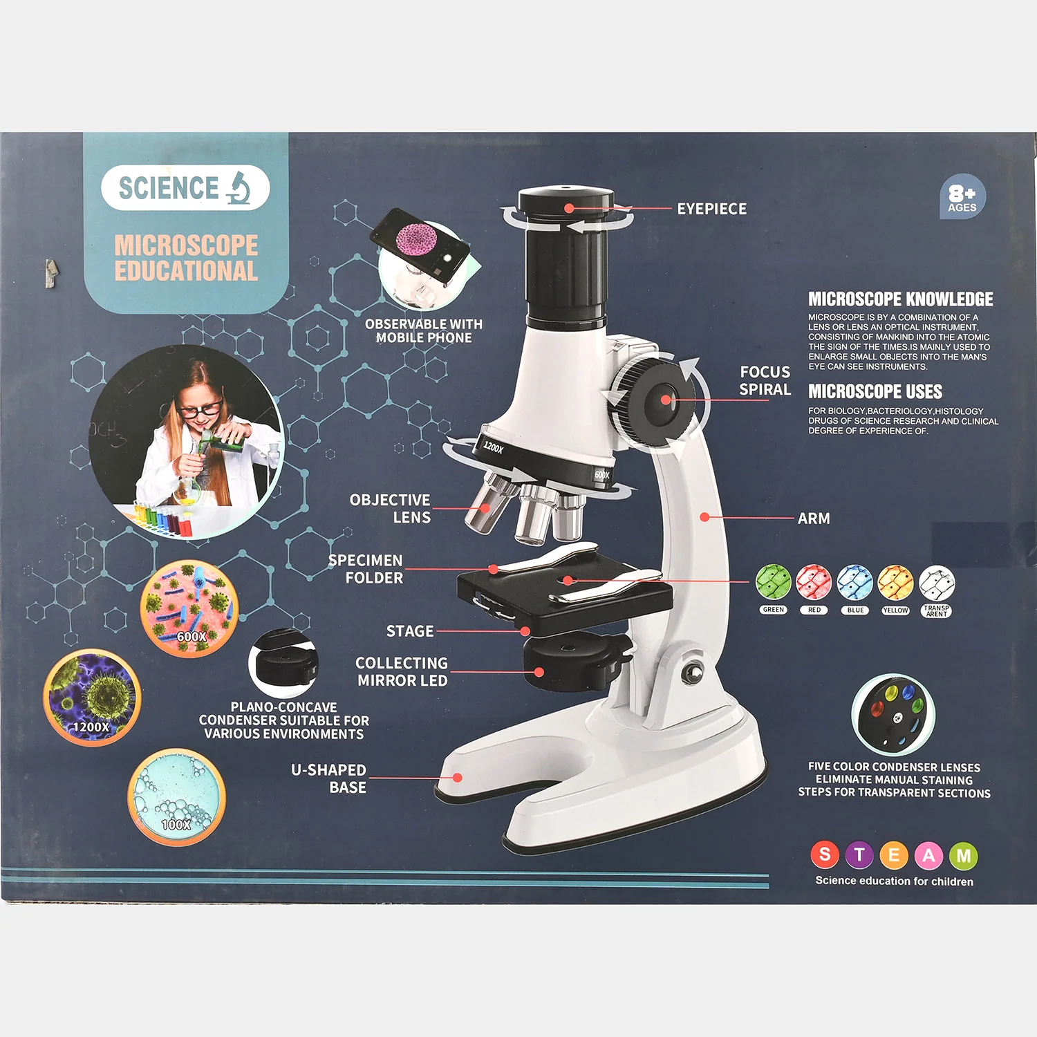 Educational Science Microscope Set - Image 6