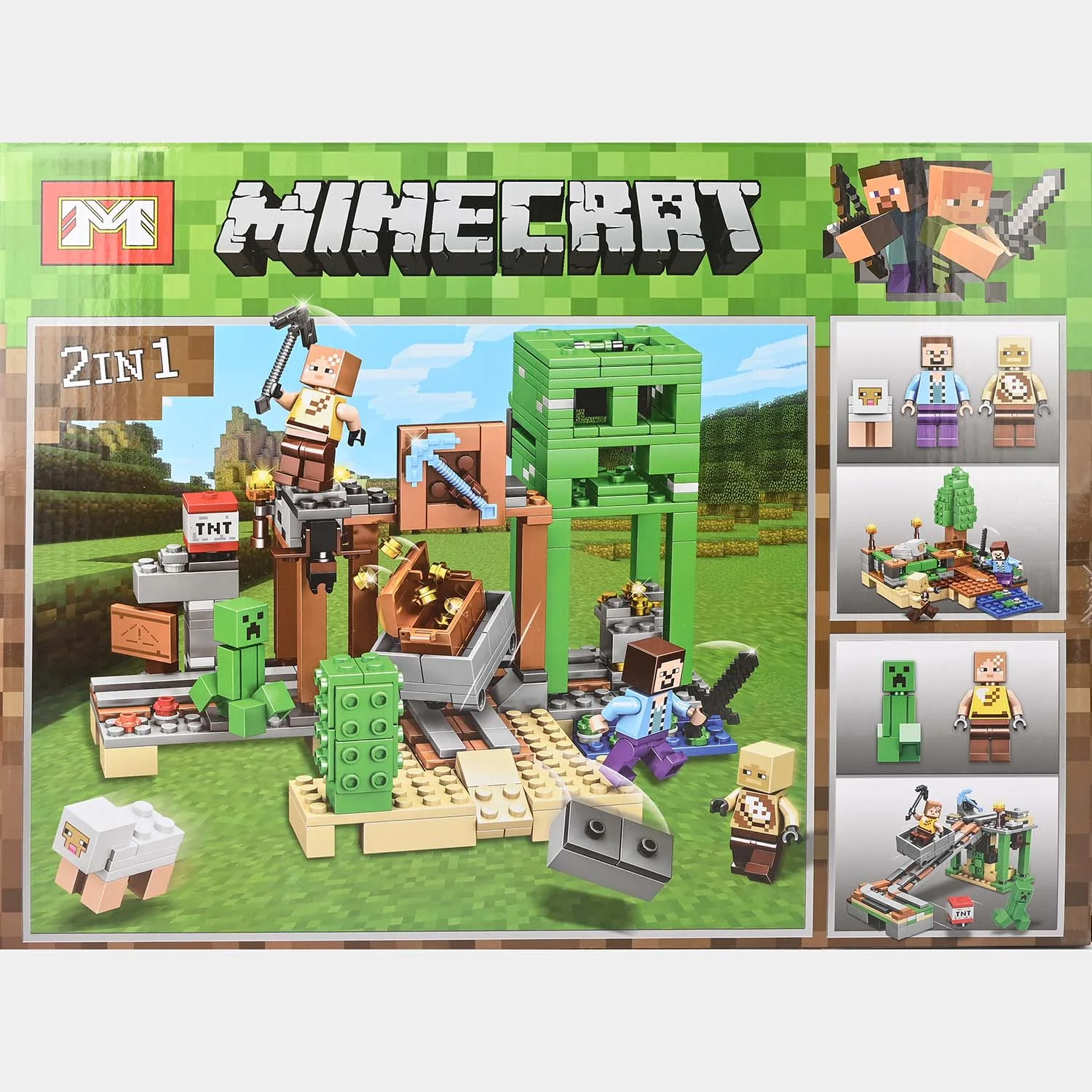Minecrat 2-in-1 Adventure Building Block Set - Image 3