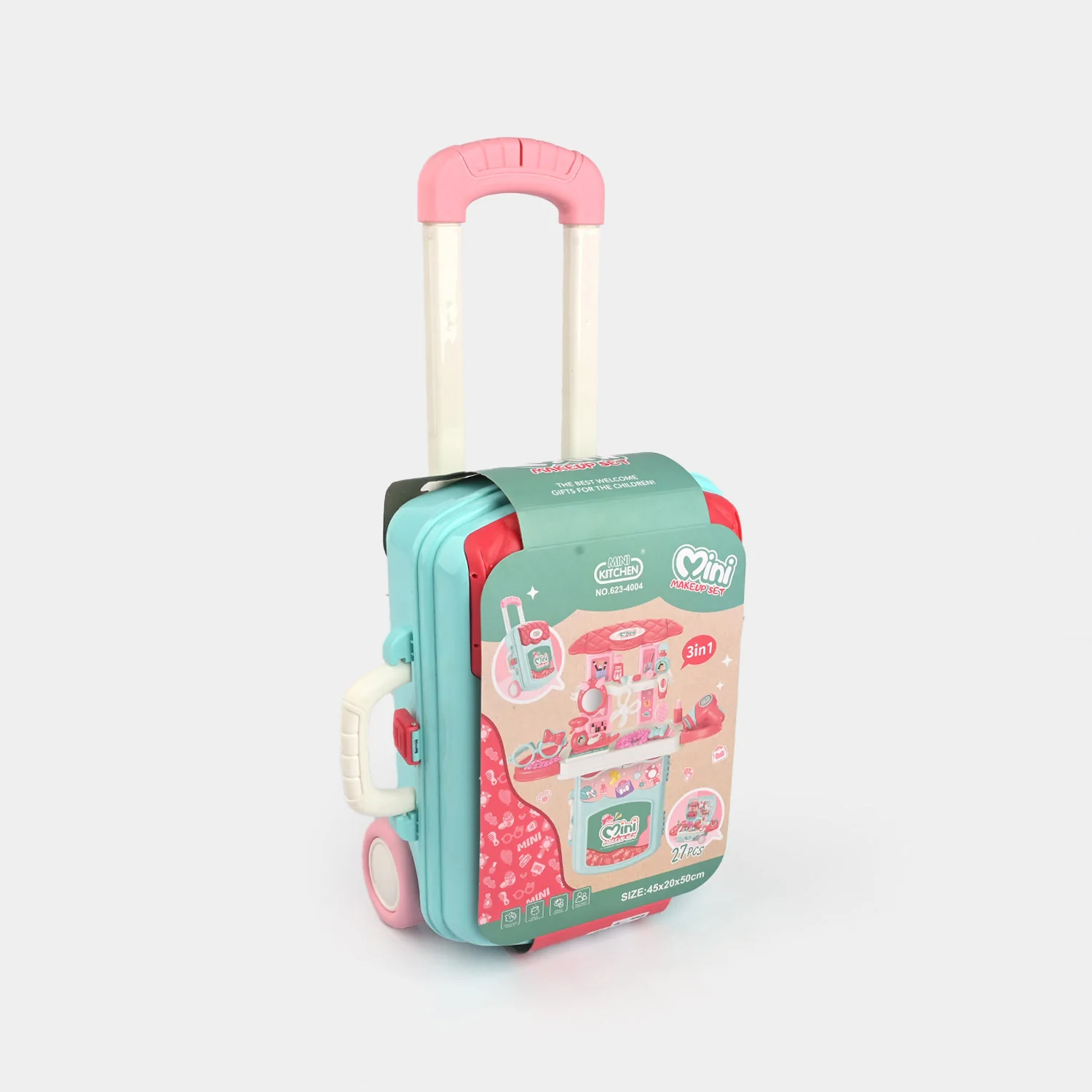 Portable Dressing Table with Cosmetic Set trolly Bag - Image 3