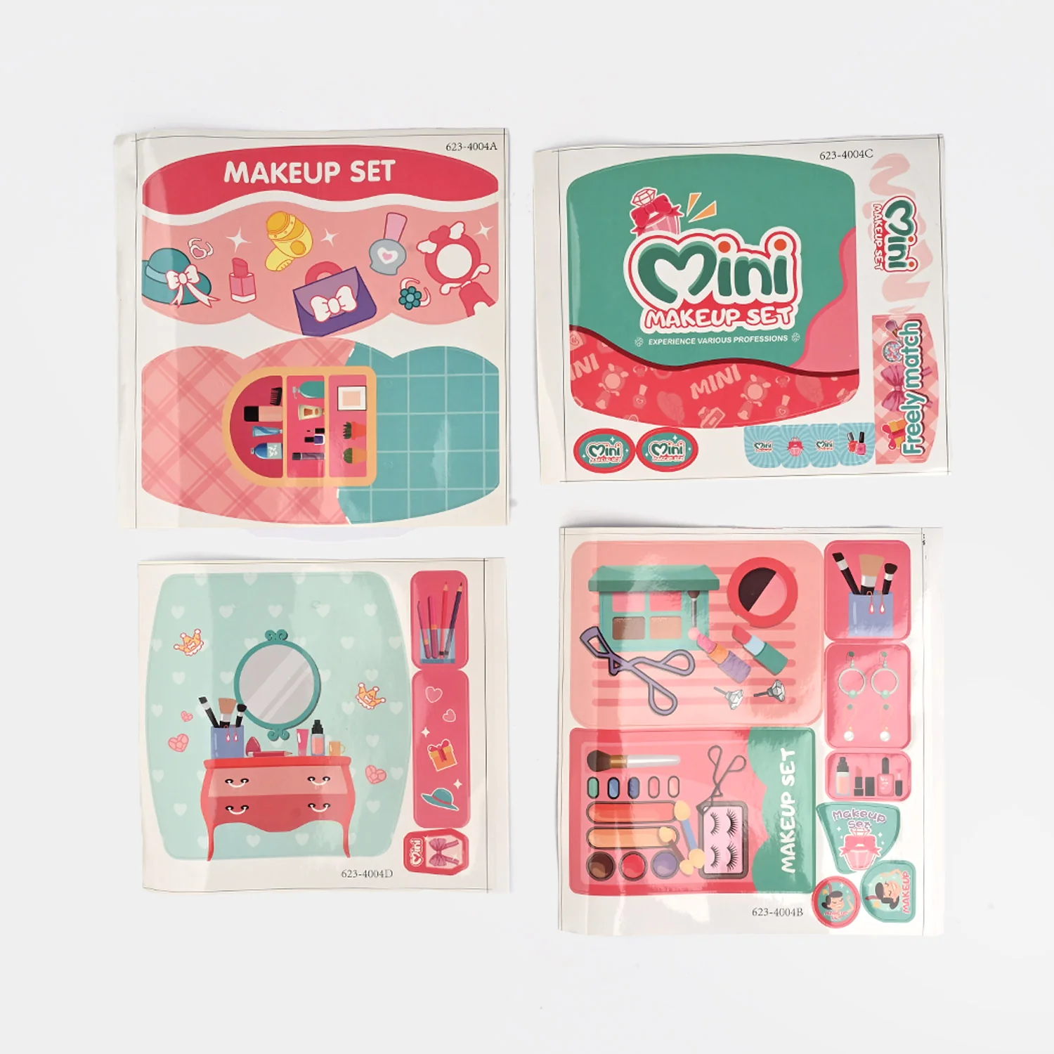 Portable Dressing Table with Cosmetic Set trolly Bag - Image 9