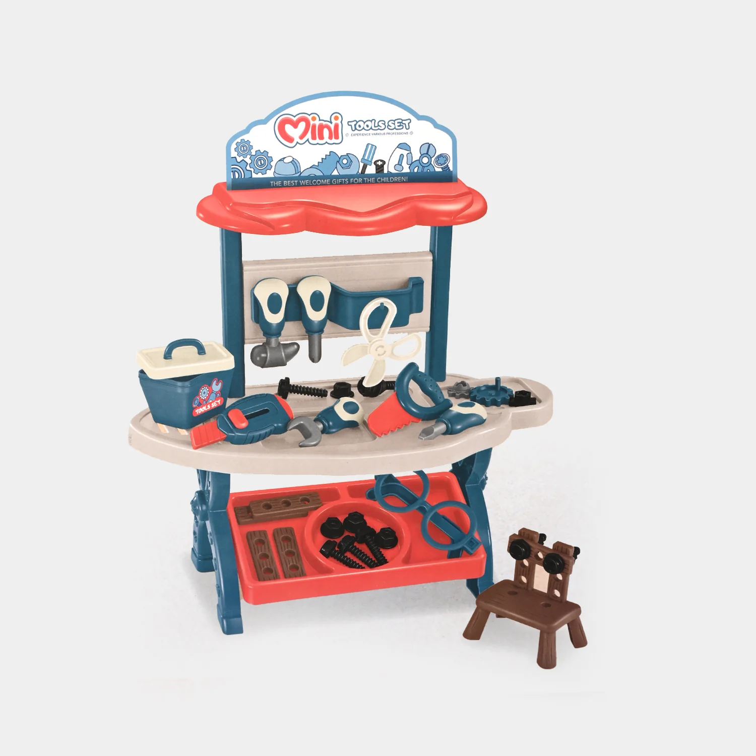 Mini Tools Set with & Workbench (48 Pieces) - Image 2