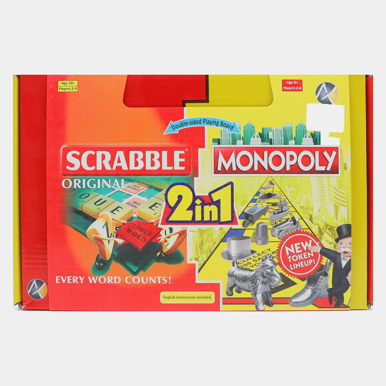 2 in 1 Monopoly & Scrabble Board Game For Kids - Image 3