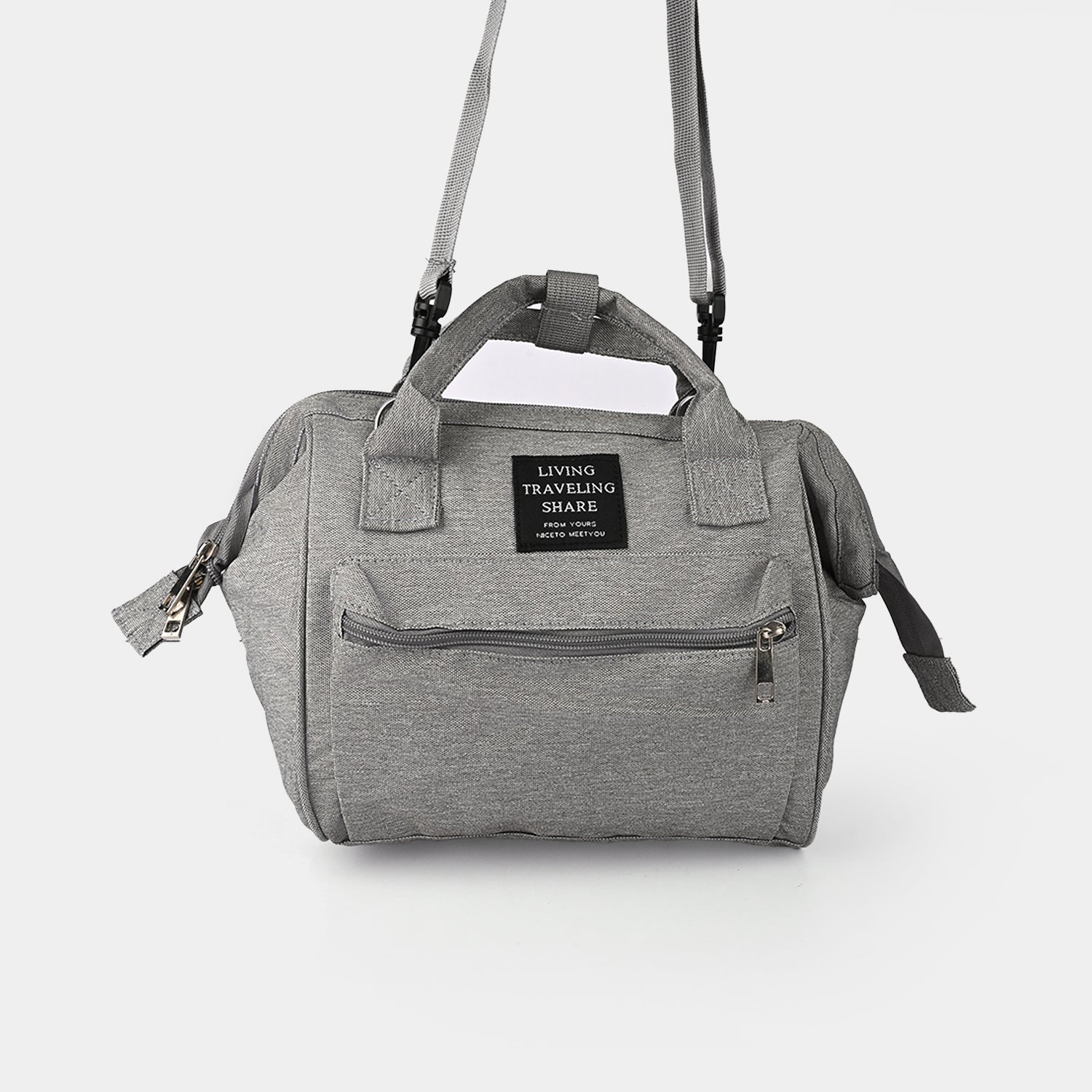 Premium Multifunction Mother Bag – Grey - Image 2