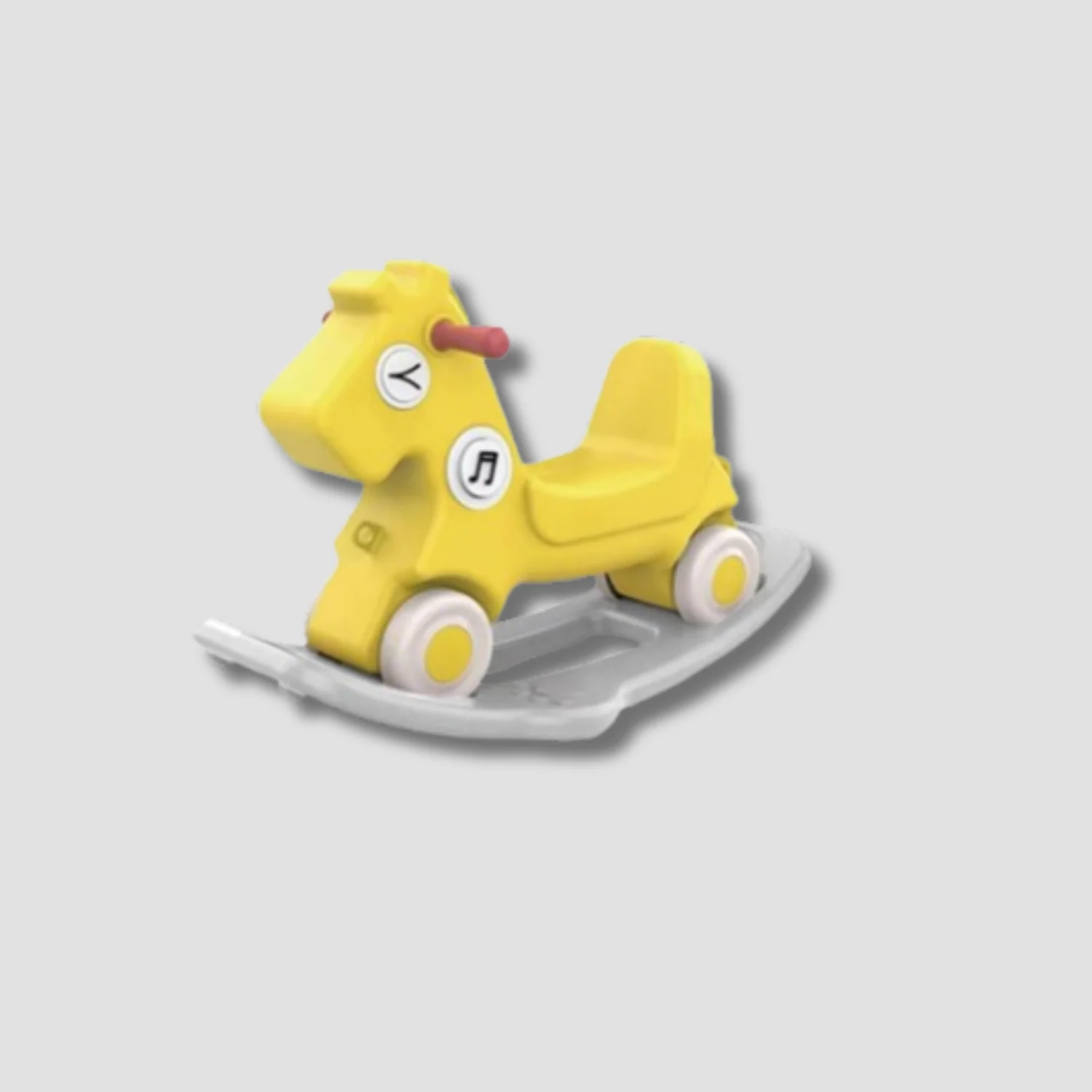Multifunctional 3 in 1 Baby Rocking Horse Glow Musical Walker | 668 Yellow