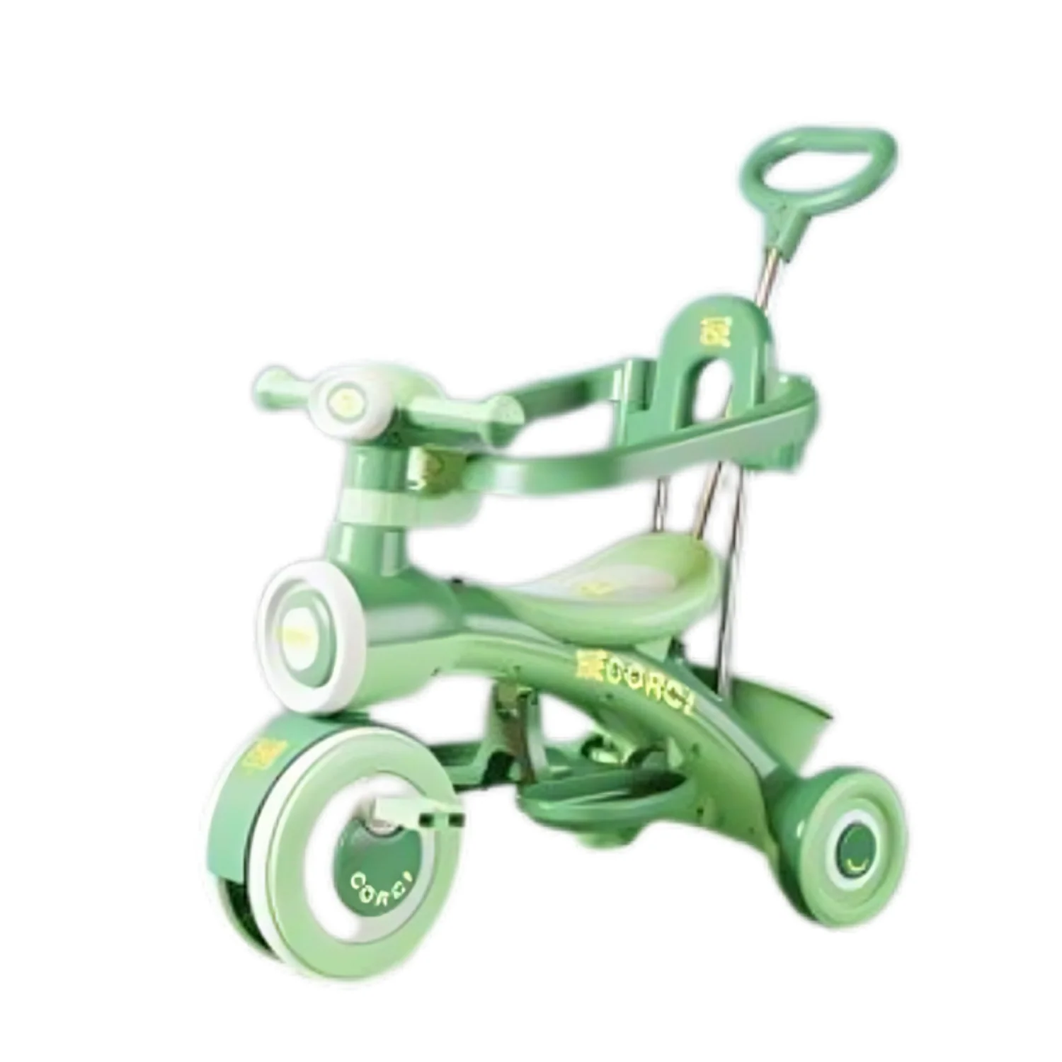 Multifunctional Kids Tricycle with Push Handle | T21 Green