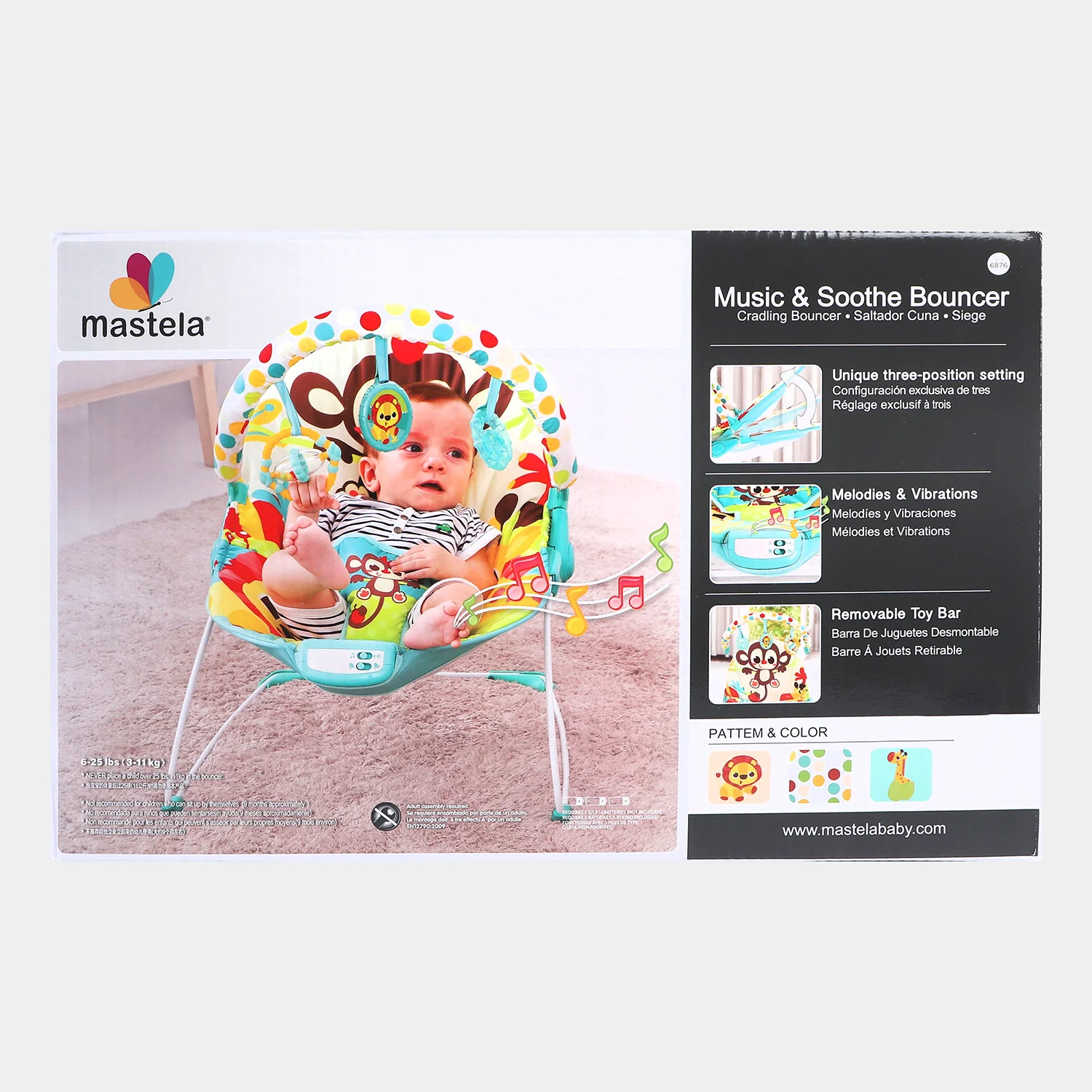 Music & Soothe Bouncer (mastela) - Image 8