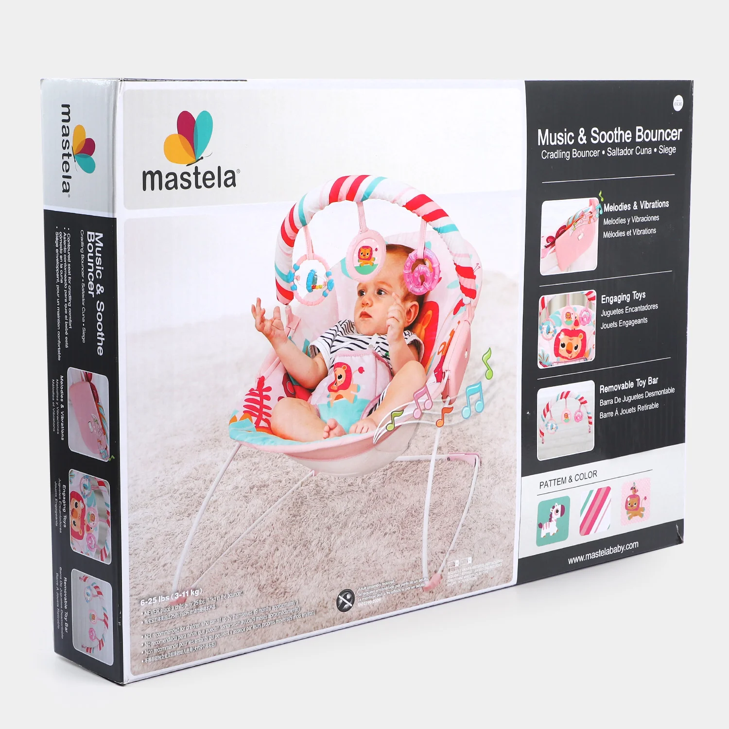 Music & Soothe Bouncer (mastela) - Image 4