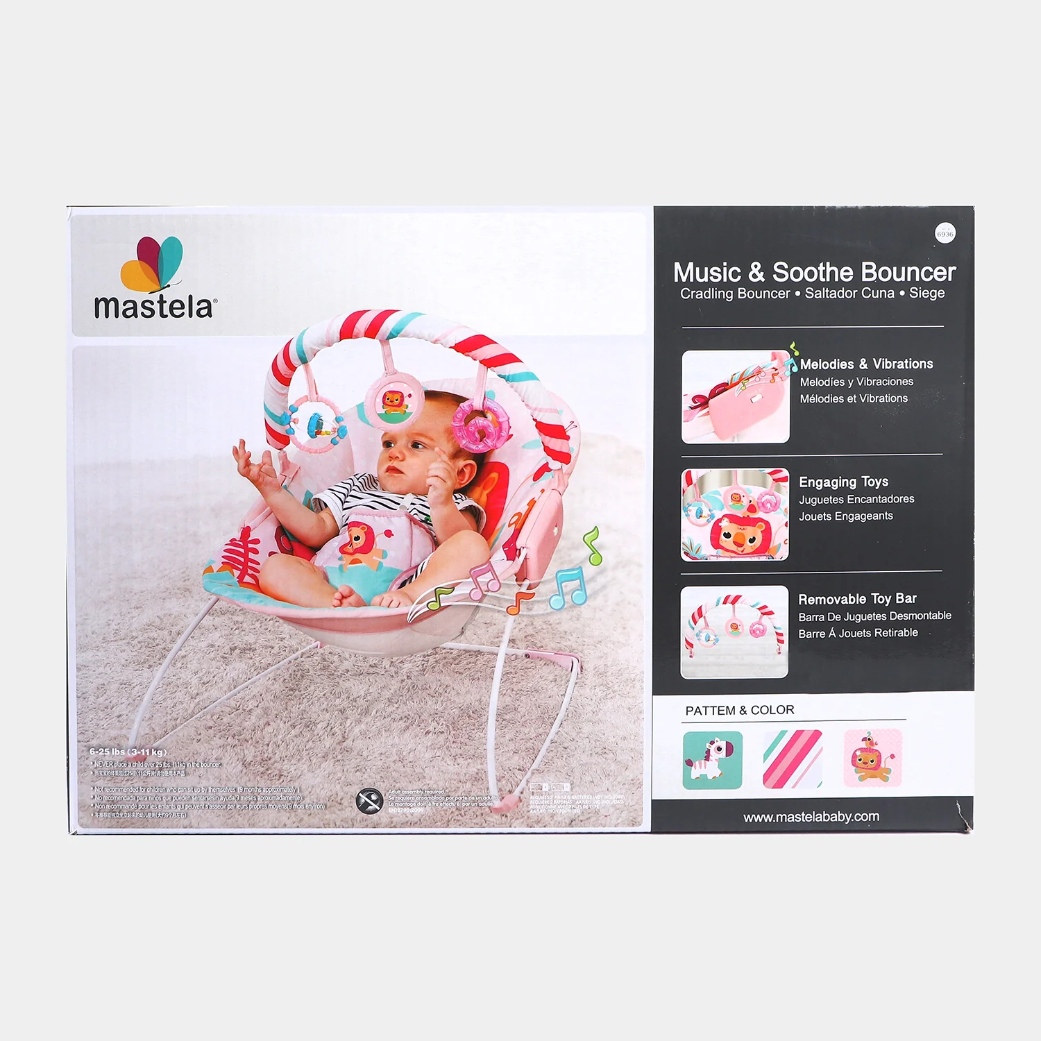 Music & Soothe Bouncer (mastela) - Image 7