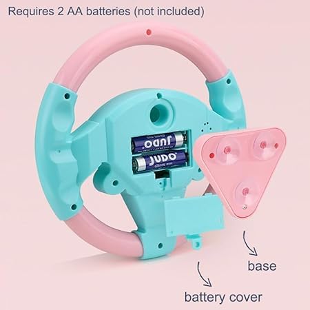 Simulated Steering Wheel Musical Toy for Kids - Image 8