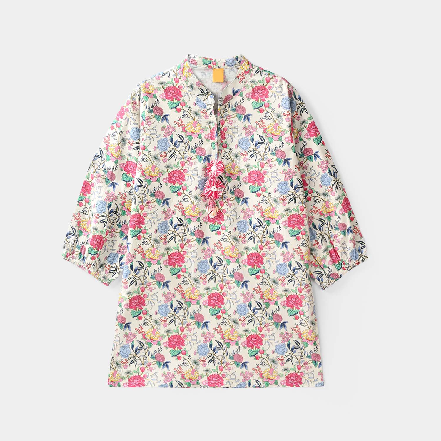 Girls Cotton Printed 2Pcs Flora - Multi - Image 2