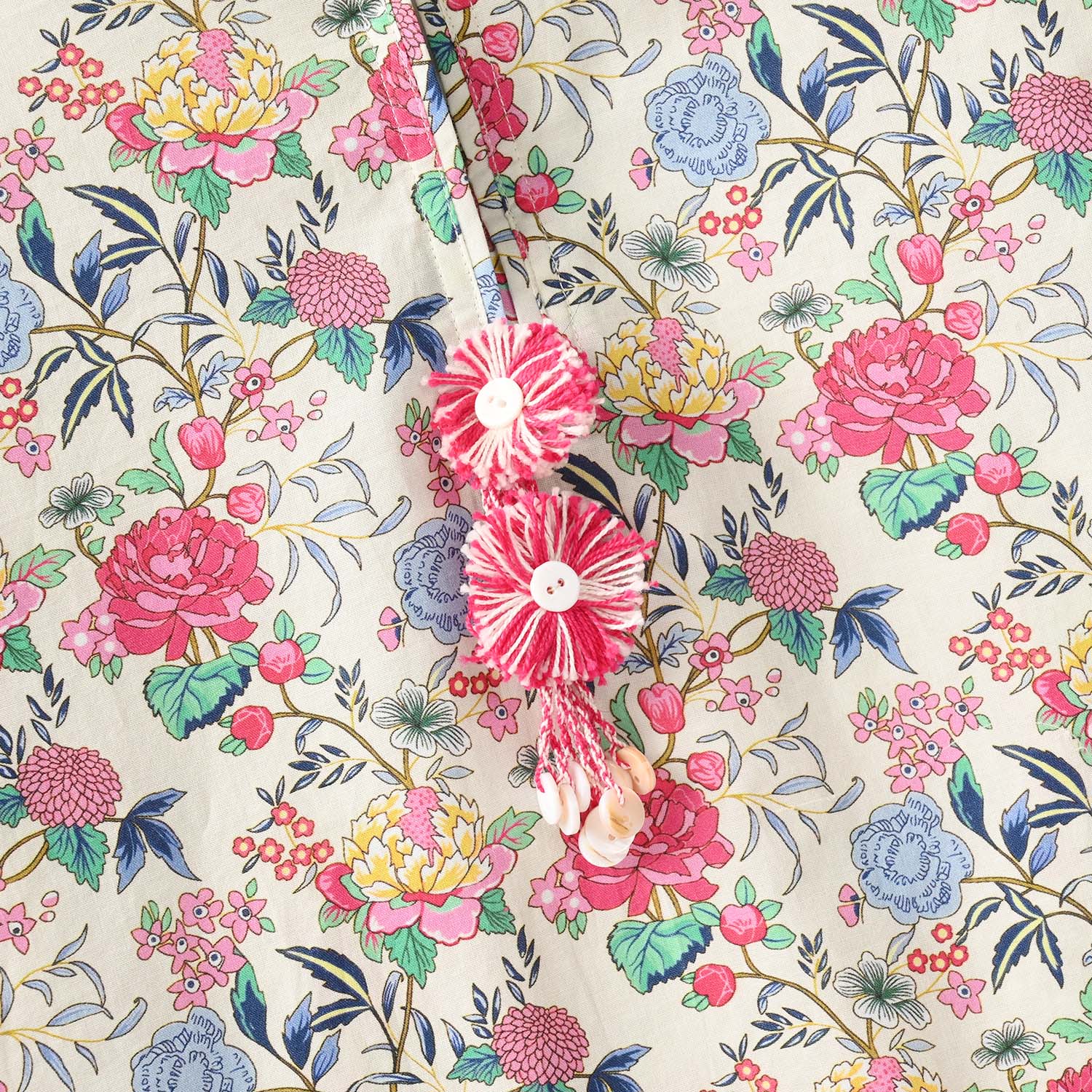 Girls Cotton Printed 2Pcs Flora - Multi - Image 3