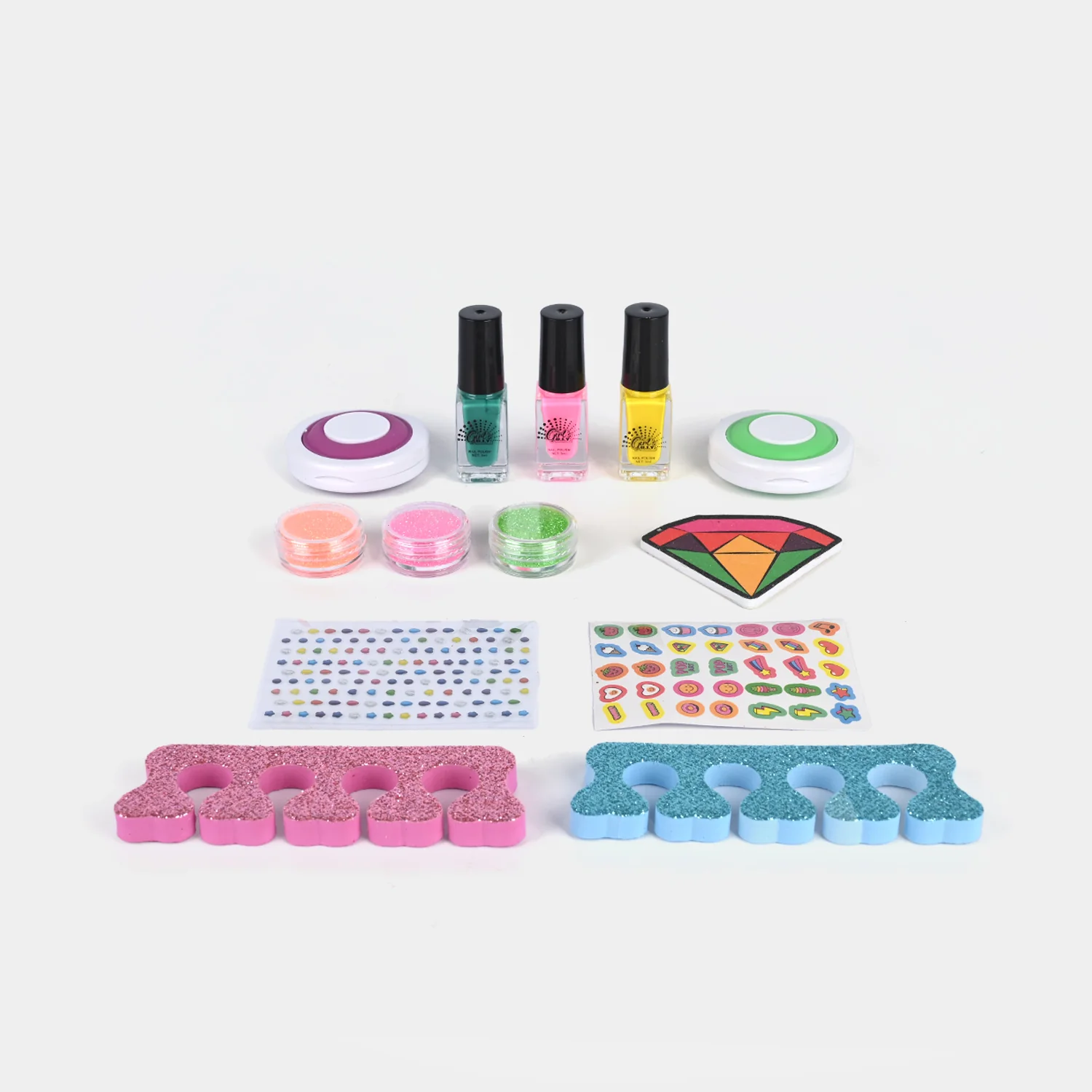 Girl's DIY Hair Accessories Decorator & Nail Set - Image 2
