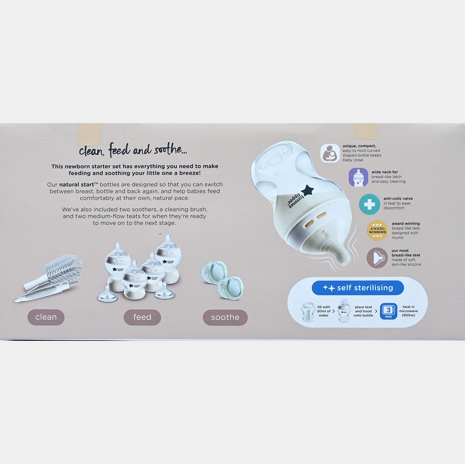 Natural Start Starter Bottle Kit 9Pcs Set - Image 3