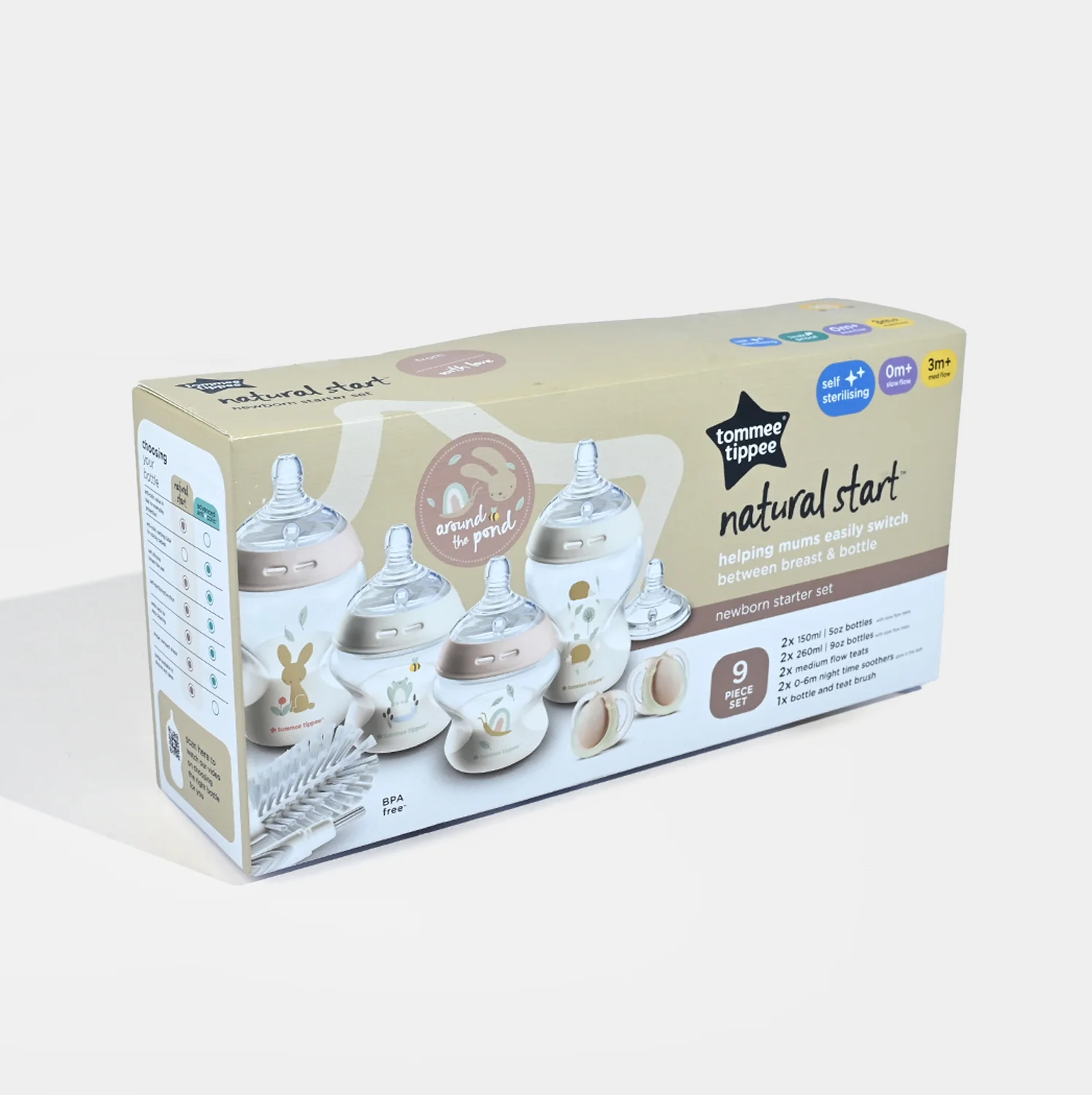 Natural Start Starter Bottle Kit 9Pcs Set