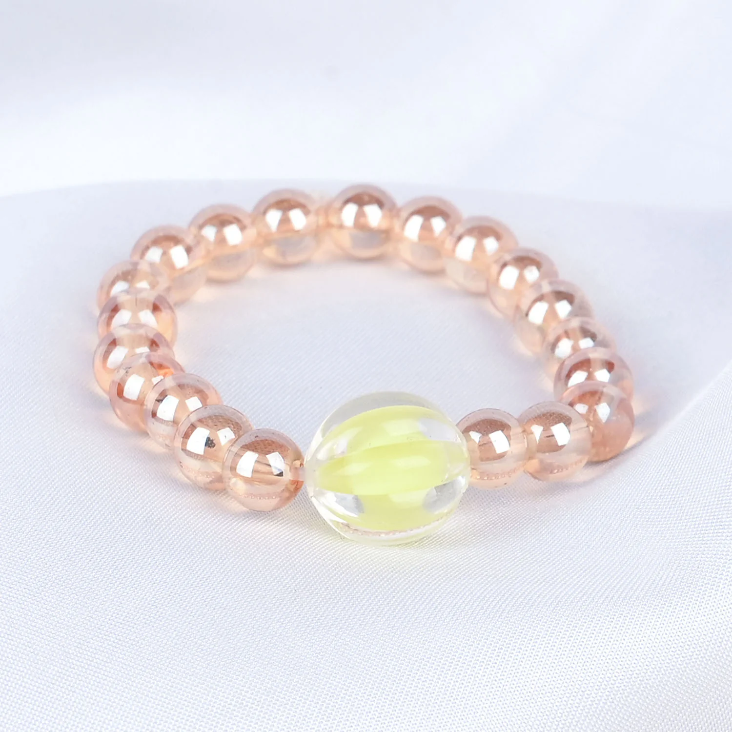 GIRLS ELEGANT BEADED NECKLACE & BRACELET - Image 2