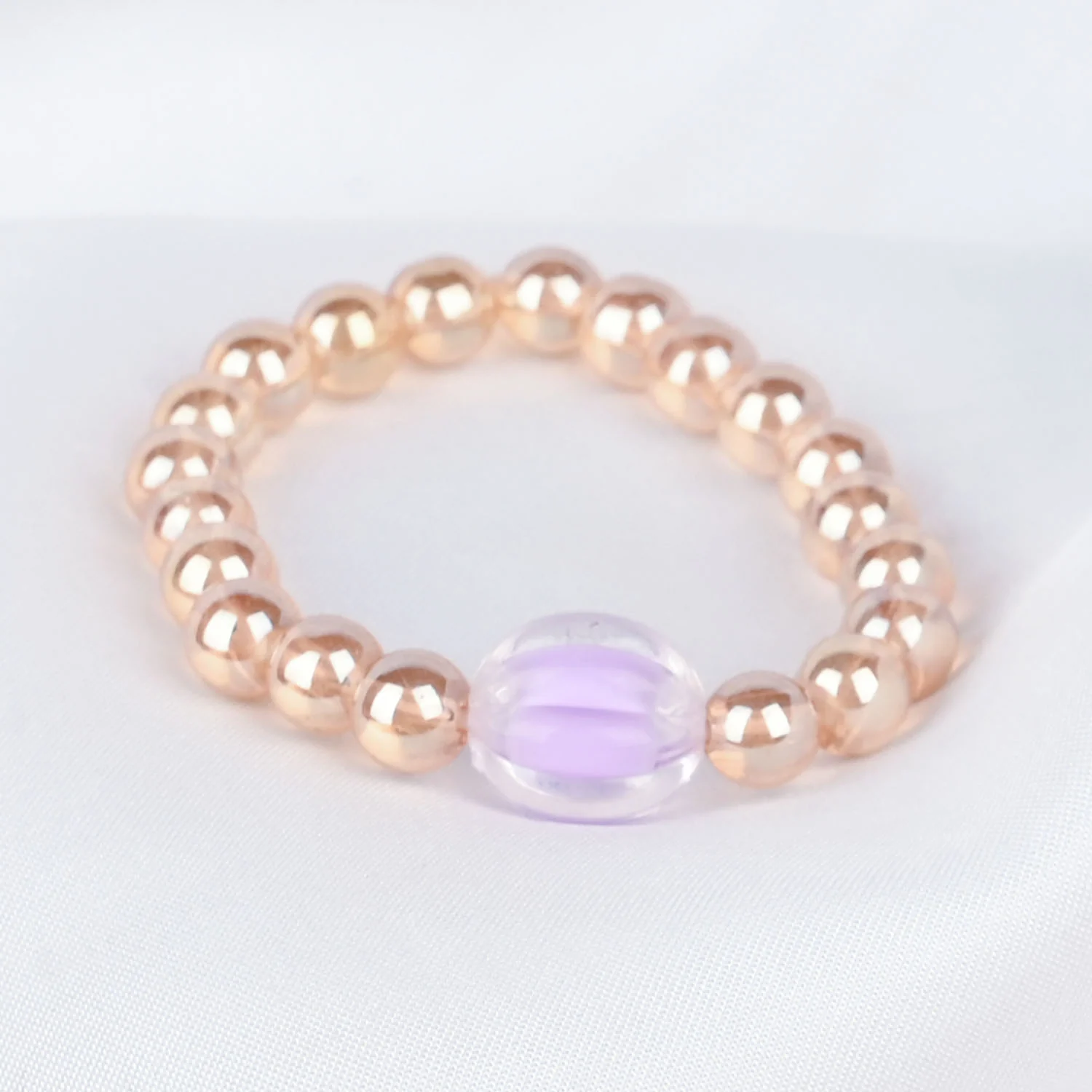 GIRLS ELEGANT BEADED NECKLACE & BRACELET - Image 2