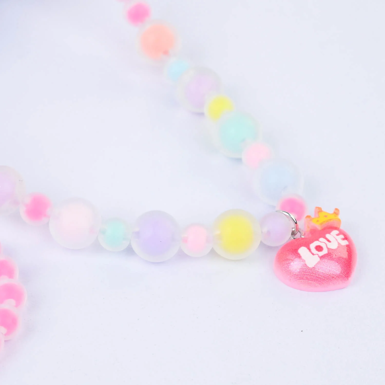 CHARM BEADED NECKLACE & BRACELET FOR GIRLS - Image 2