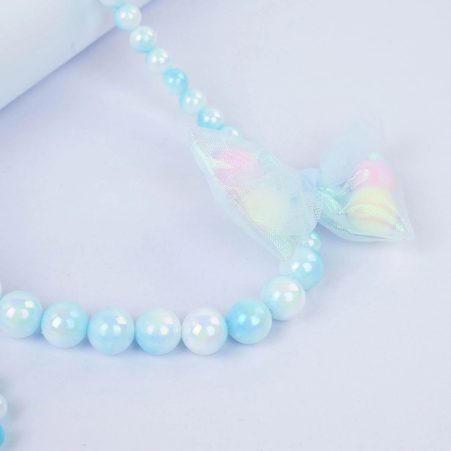 CHARM BEADED NECKLACE & BRACELET FOR GIRLS - Image 2