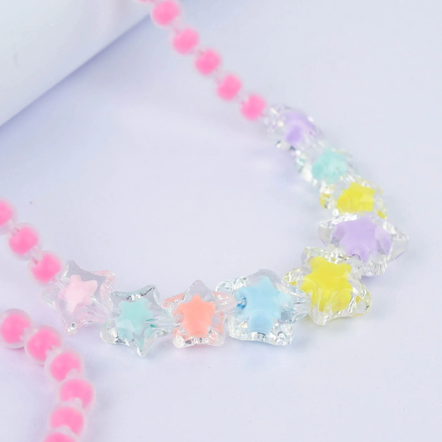 CHARM BEADED NECKLACE & BRACELET FOR GIRLS - Image 2