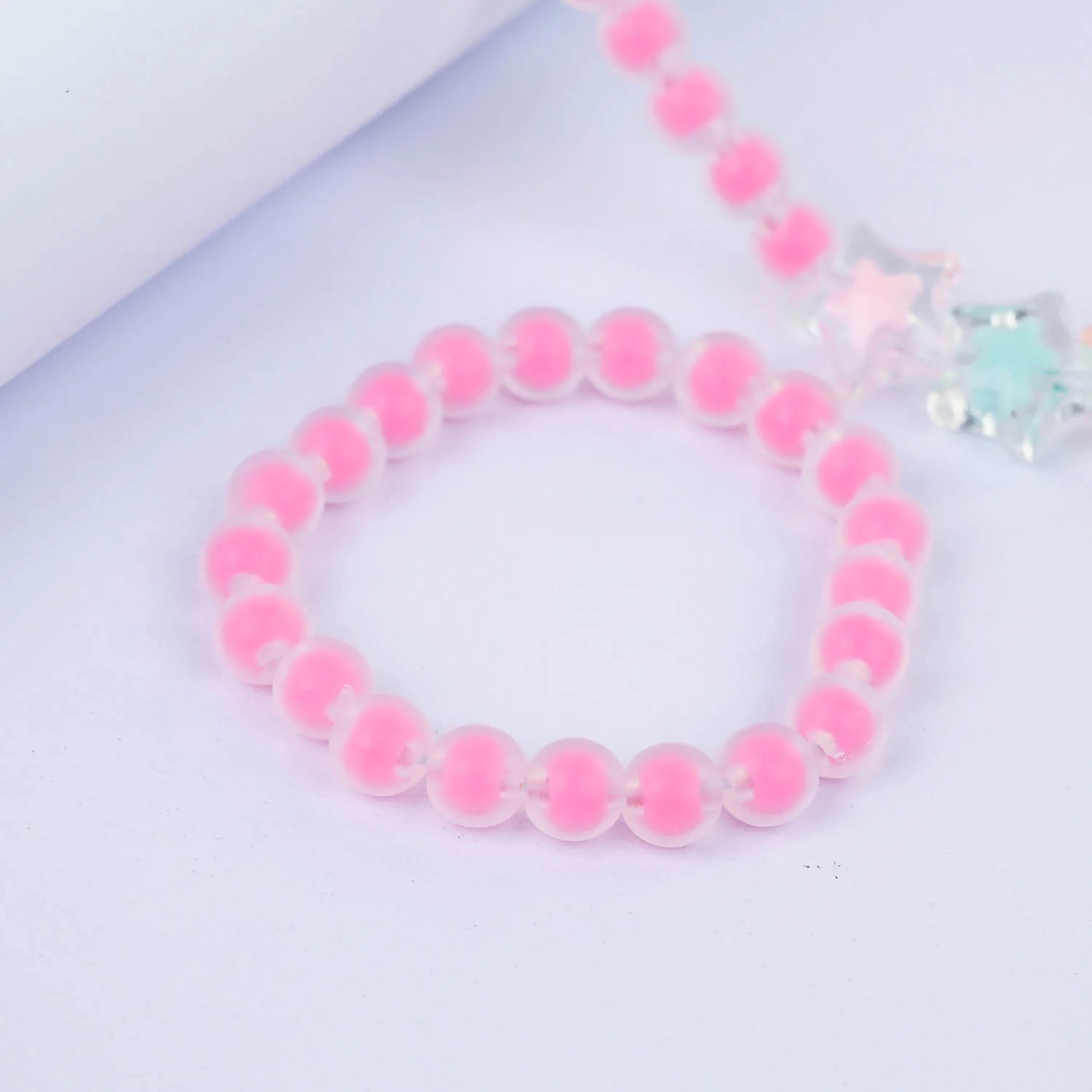 CHARM BEADED NECKLACE & BRACELET FOR GIRLS - Image 3