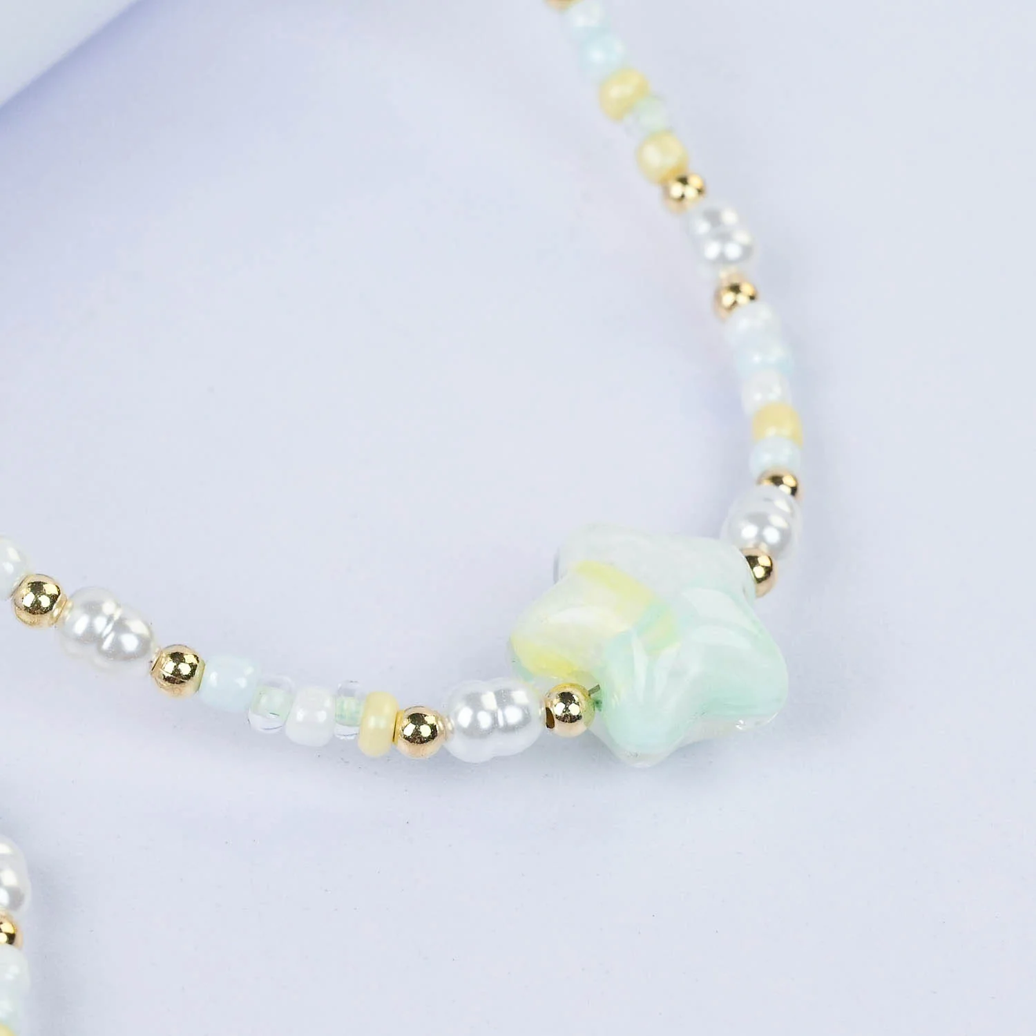 CHARM BEADED NECKLACE & BRACELET FOR GIRLS - Image 2