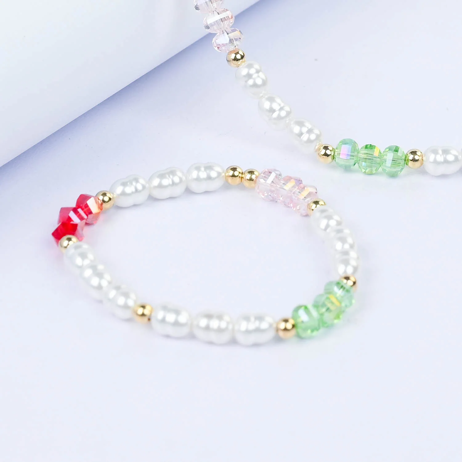 CHARM BEADED NECKLACE & BRACELET FOR GIRLS - Image 3
