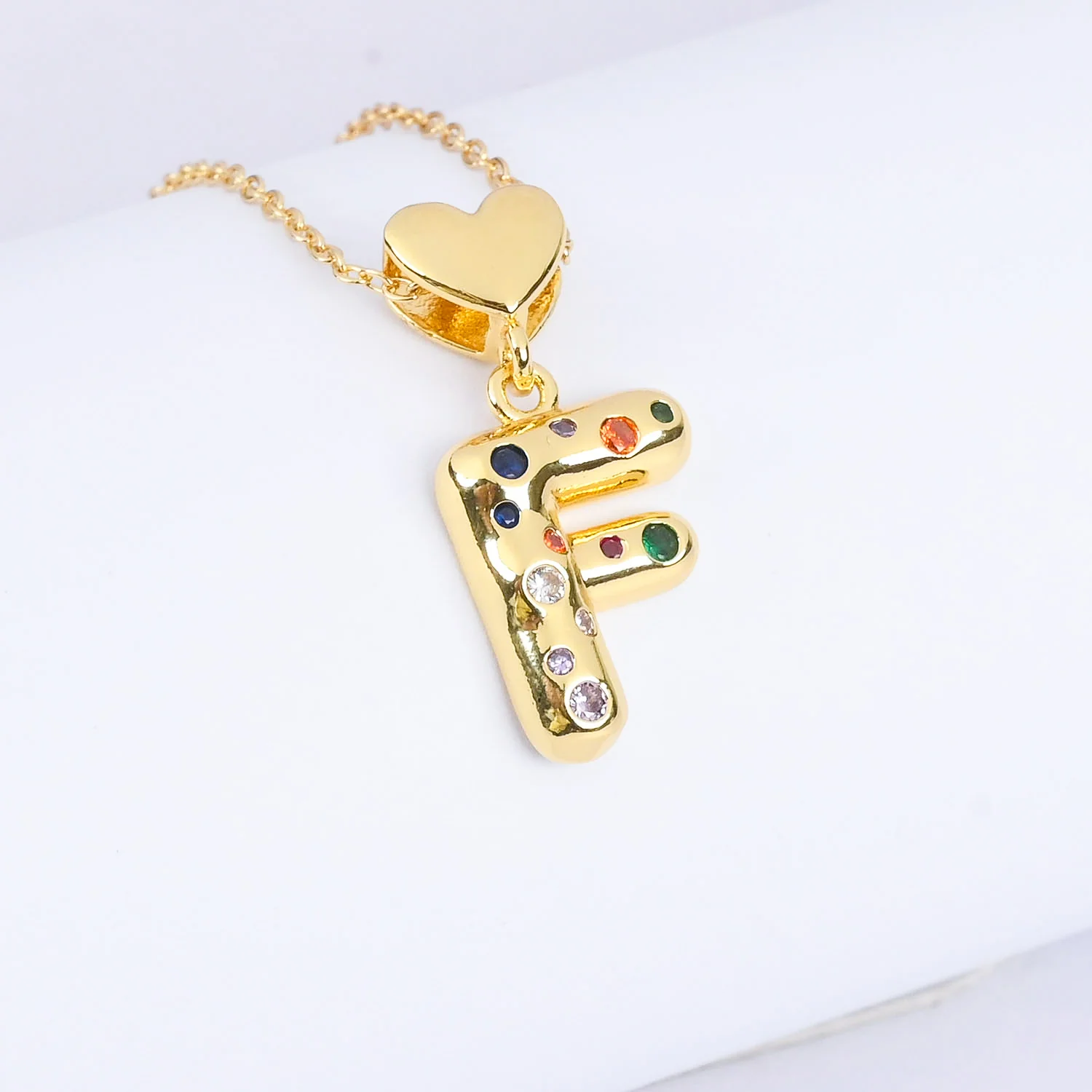 Alphabet/Letter Pendant Necklace for Girls - Image 2