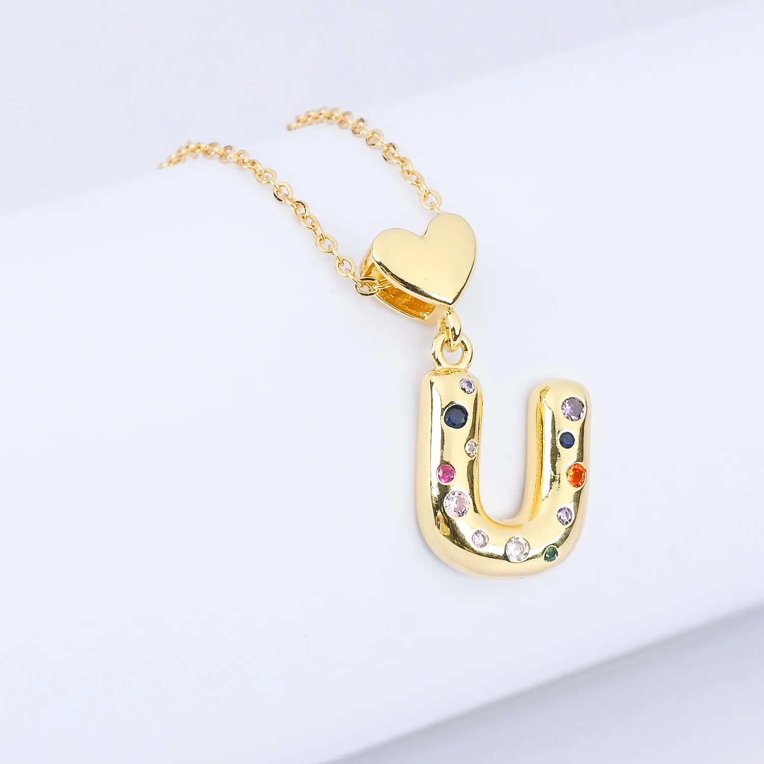 Alphabet/Letter Pendant Necklace for Girls - Image 2