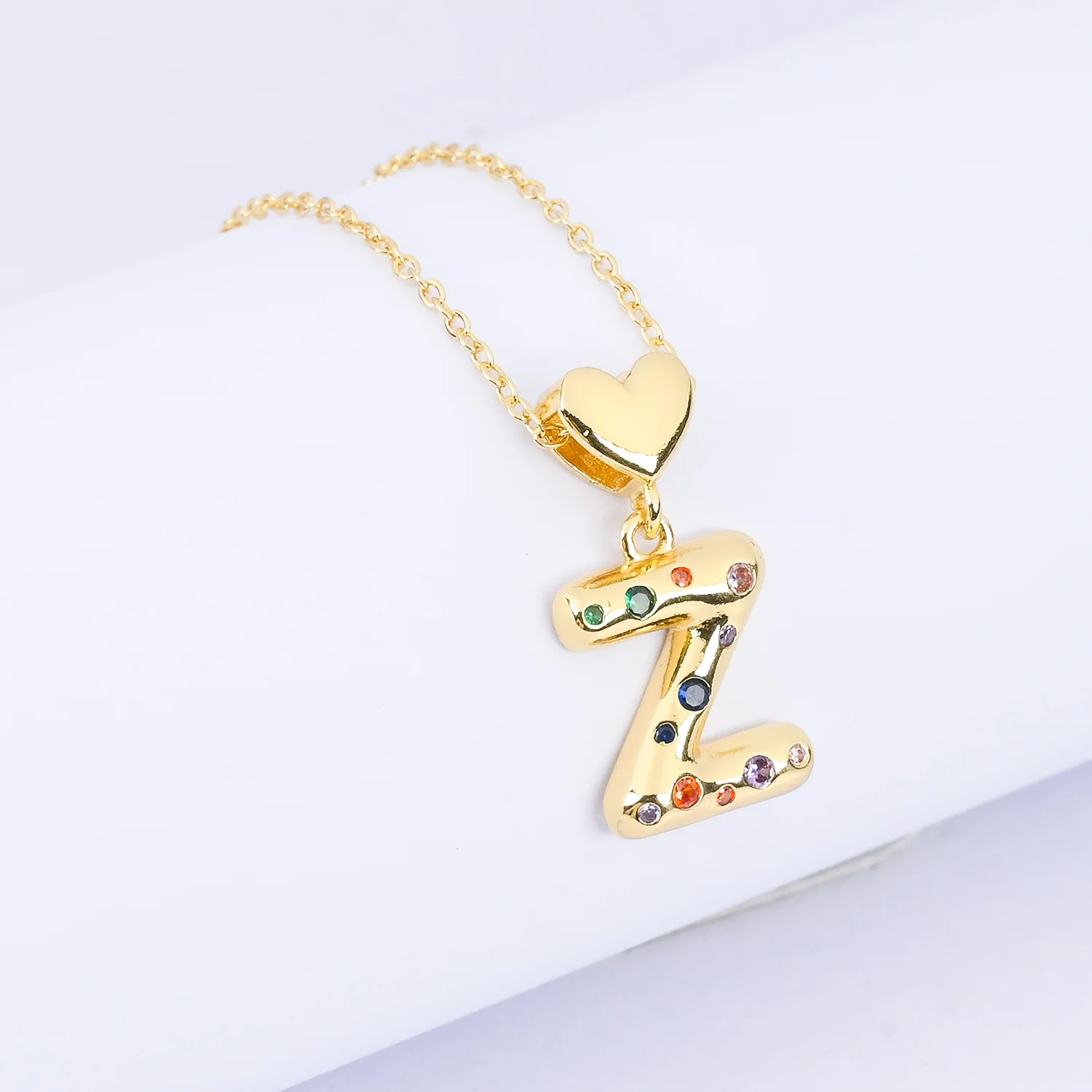 Alphabet/Letter Pendant Necklace for Girls - Image 2