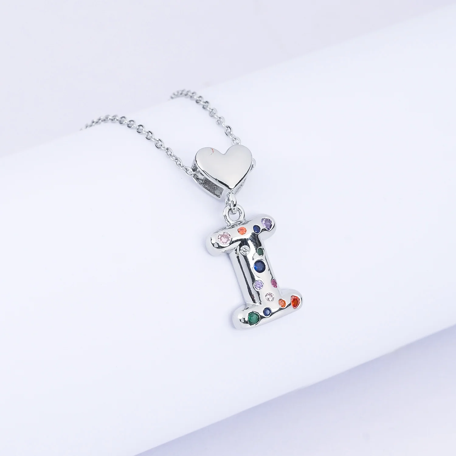 Alphabet/Letter Pendant Necklace for Girls - Image 2