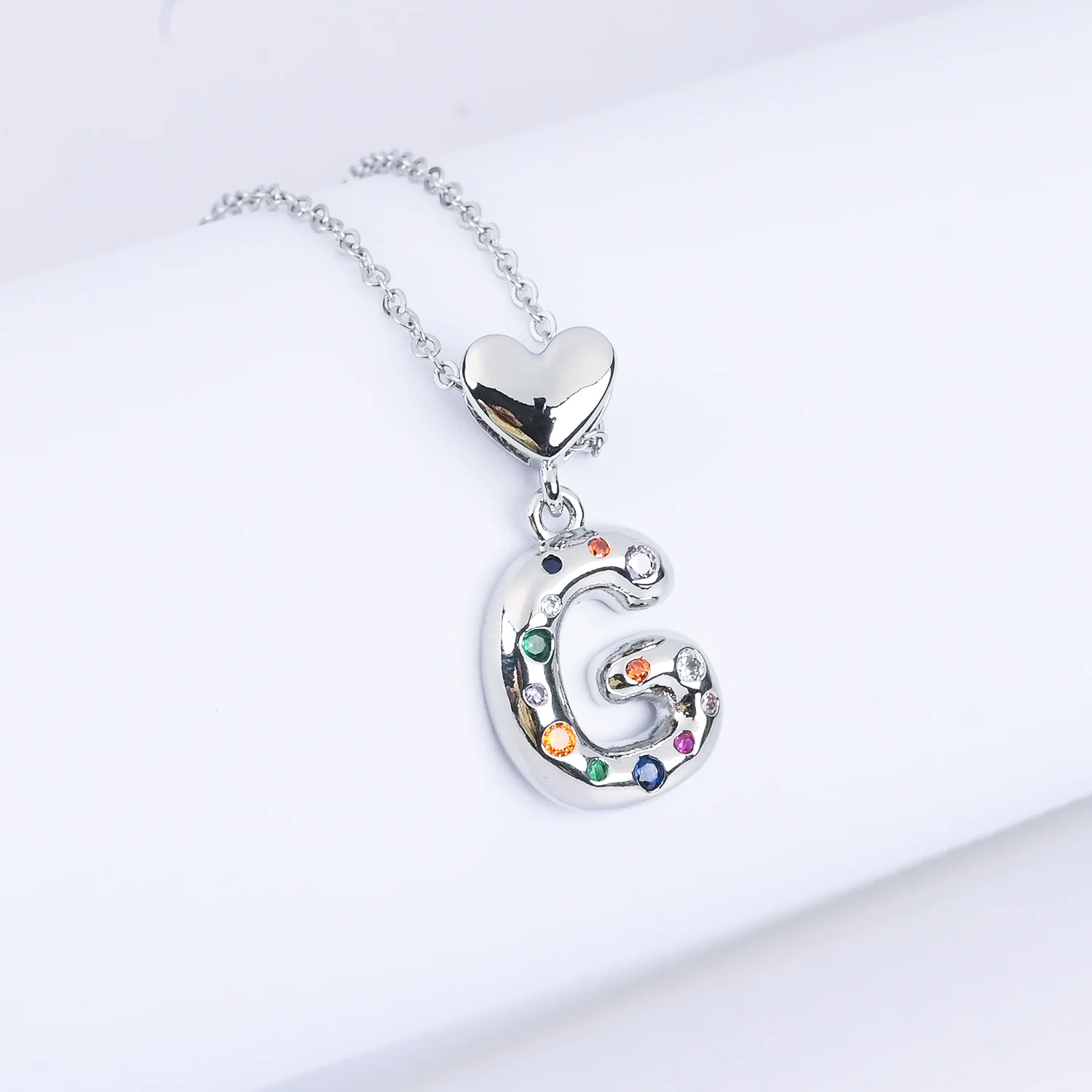 Alphabet/Letter Pendant Necklace for Girls - Image 2