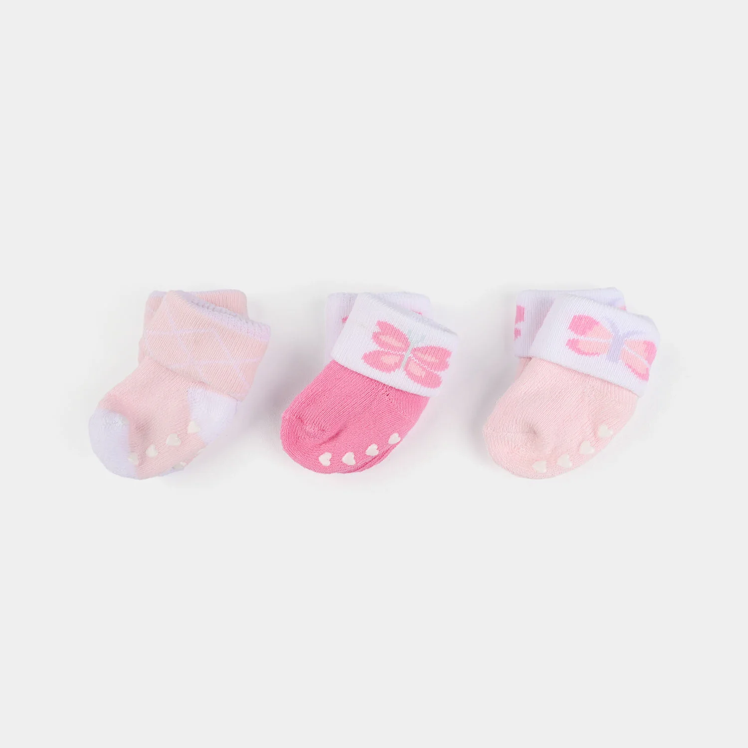 Baby Socks – Pack of 3 (0–6+ Months)