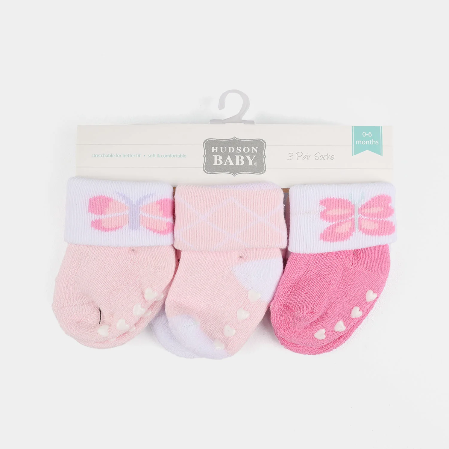 Baby Socks – Pack of 3 (0–6+ Months) - Image 3