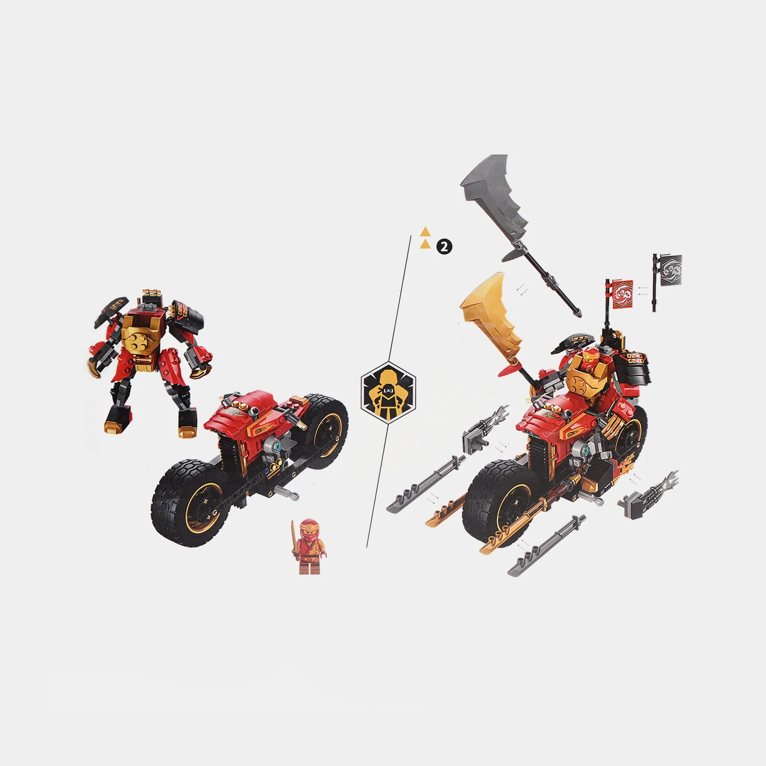 Creative Ninja Building Blocks 312 PCs - Image 2