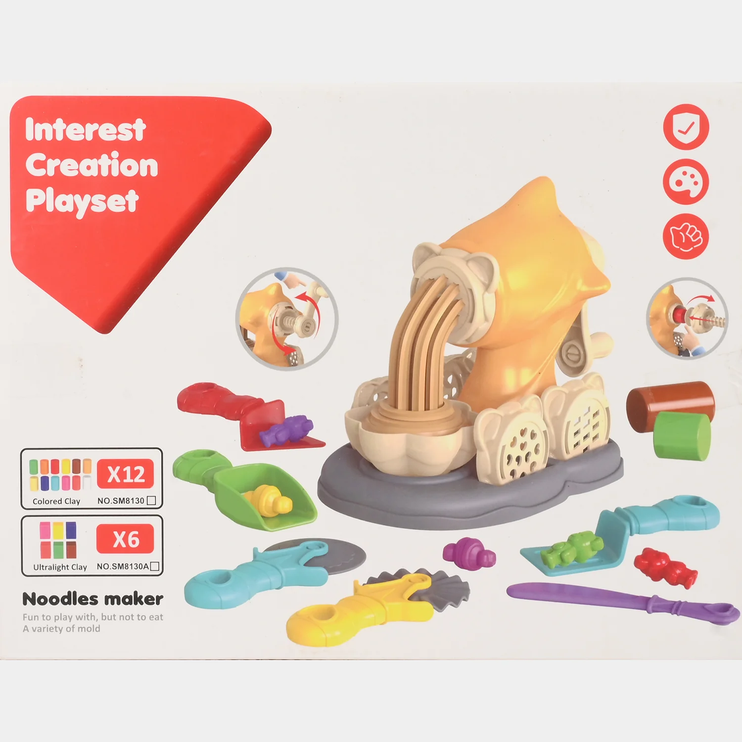 Dough Set Noodles Making Machine Toy Play Set - Image 6